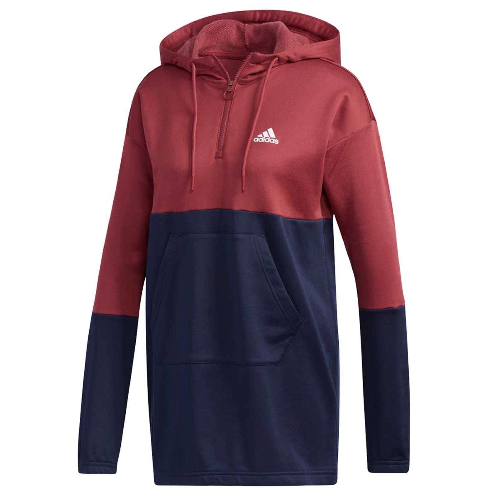 Sudadera adidas roja online mujer