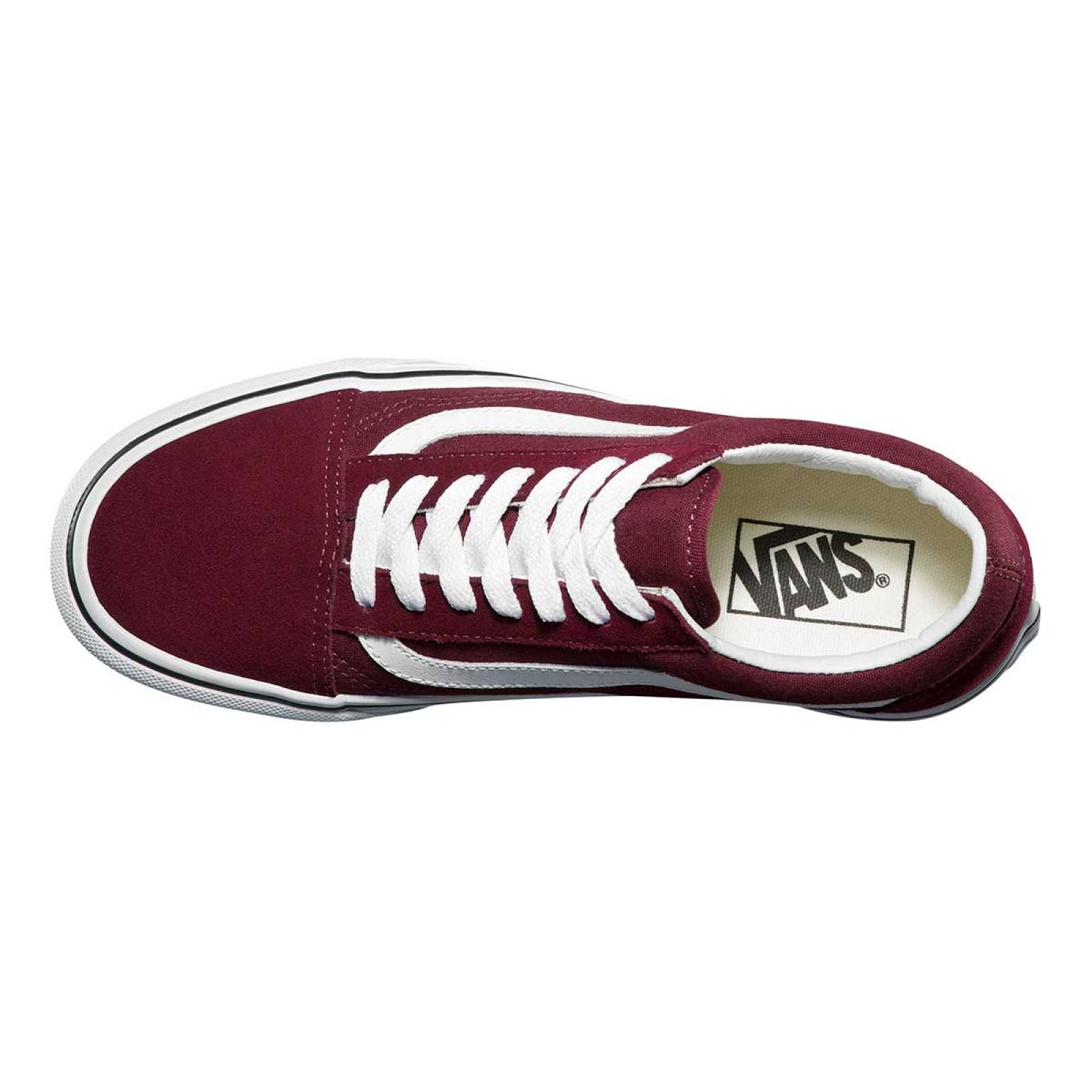 TENIS URBANO VANS VN0A3B3U5 Color Vino para Mujer Tx2