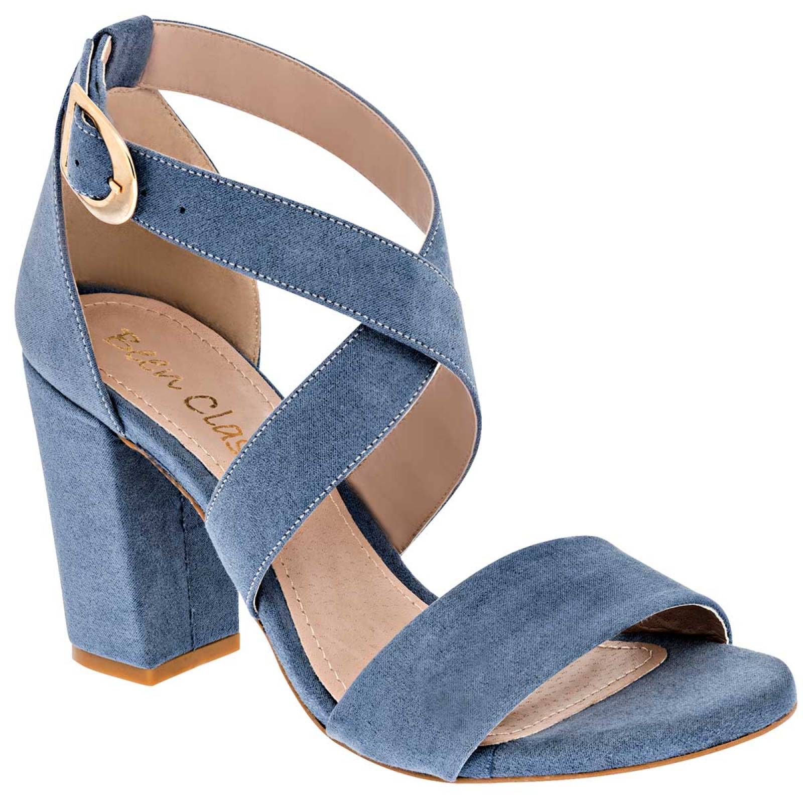ZAPATO CASUAL BEEN CLASS 14639 Color Azul para Mujer Tx2