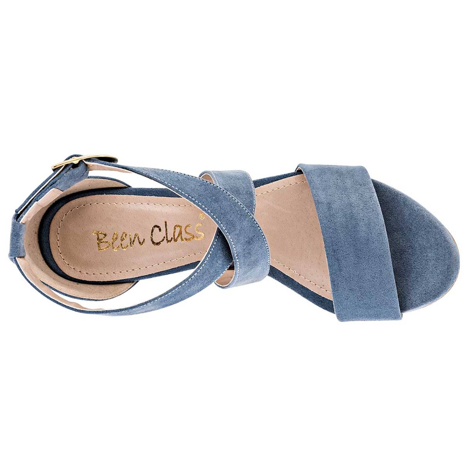 ZAPATO CASUAL BEEN CLASS 14639 Color Azul para Mujer Tx2