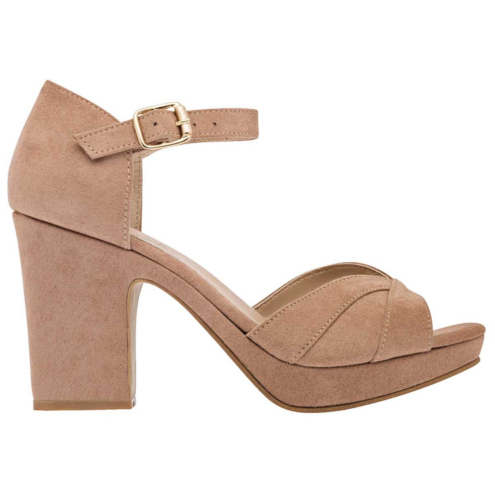 ZAPATO CASUAL D CRISTIAN 755 Color Beige para Mujer Tx2