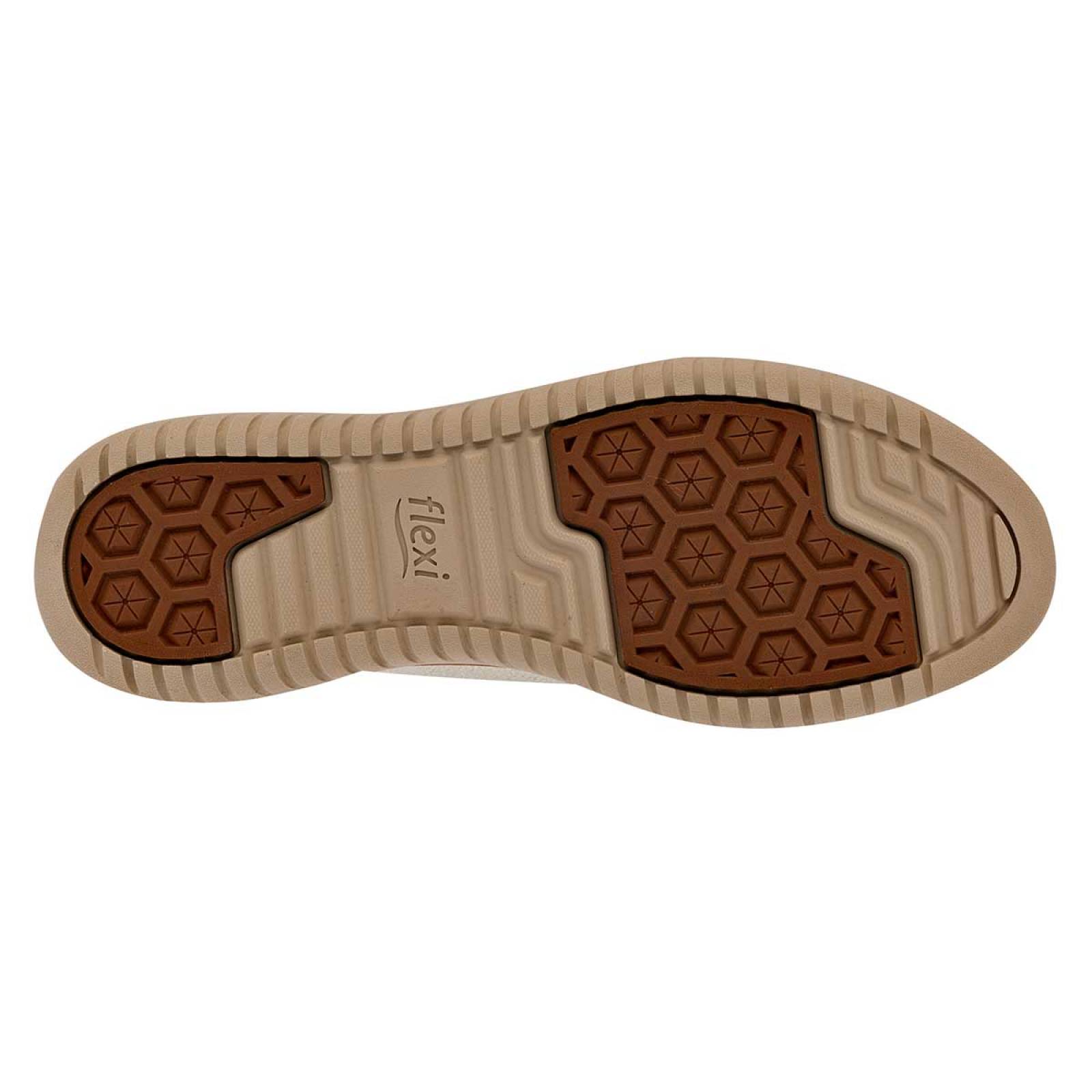 ZAPATO CASUAL FLEXI 107601 Color Oro para Mujer Tx2