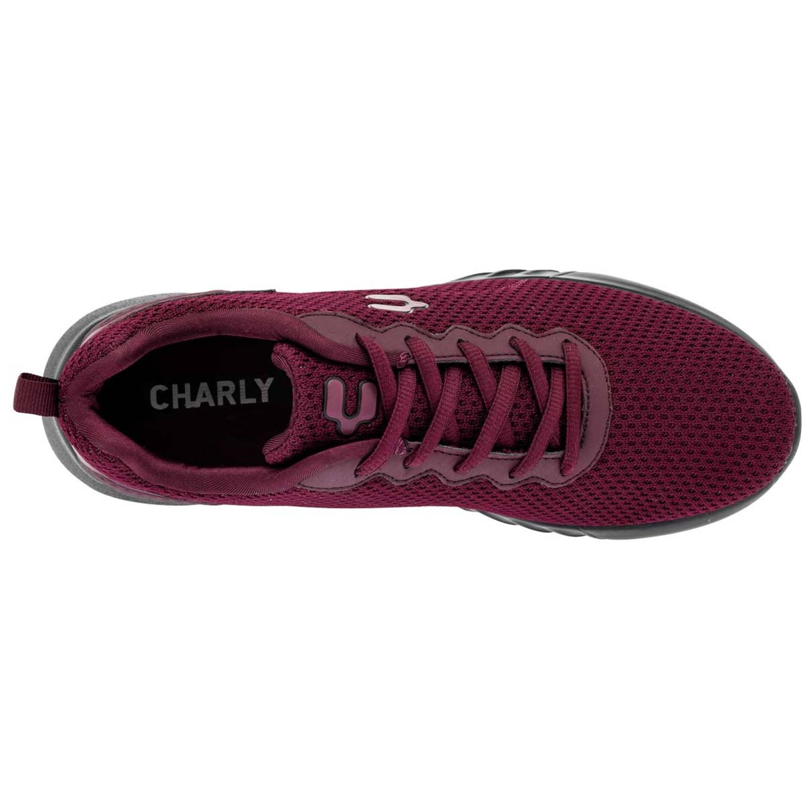 TENIS DEPORTIVO CHARLY 1029922 Color Vino para Hombre Tx2