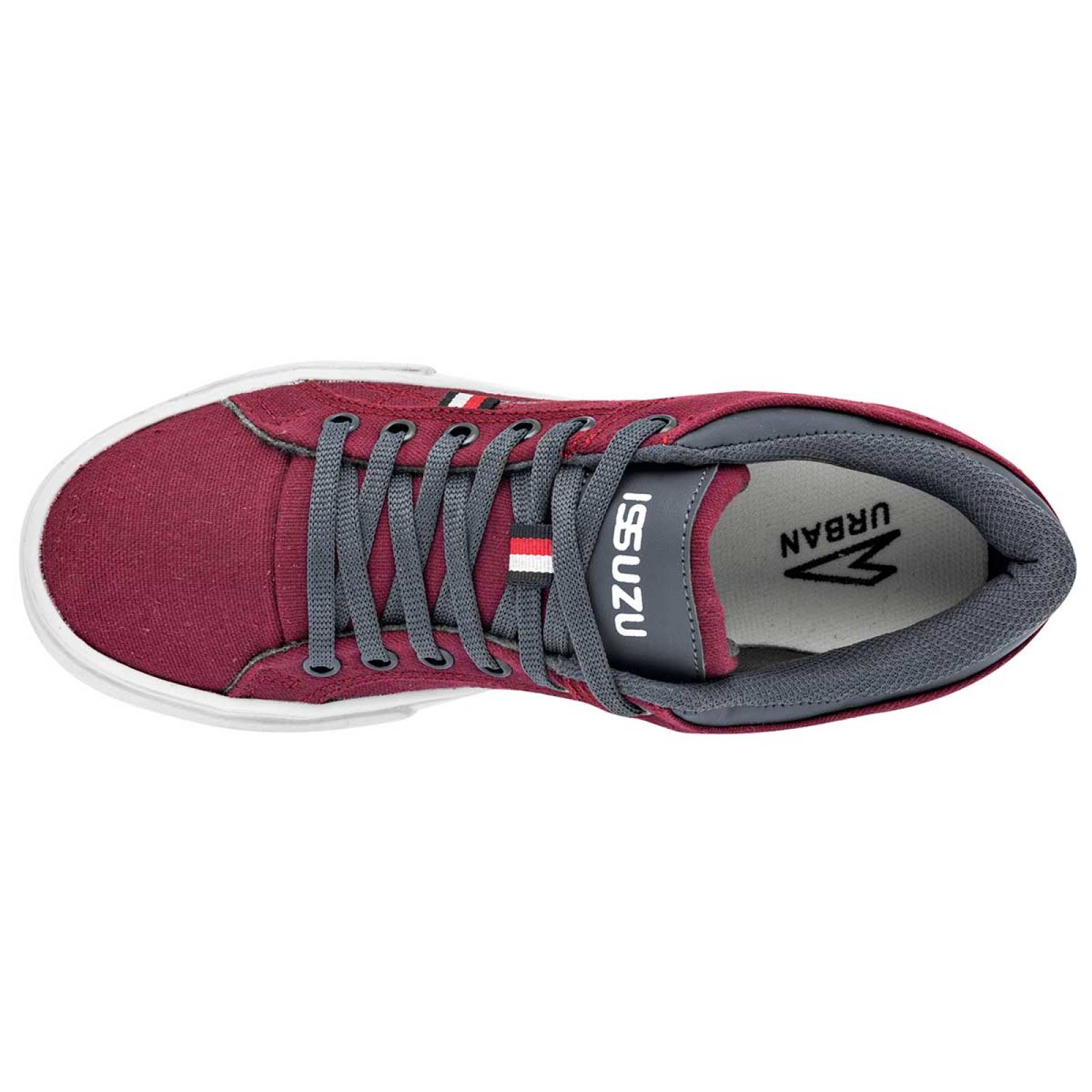 TENIS URBANO CELEX 195 Color Vino para Hombre Tx2