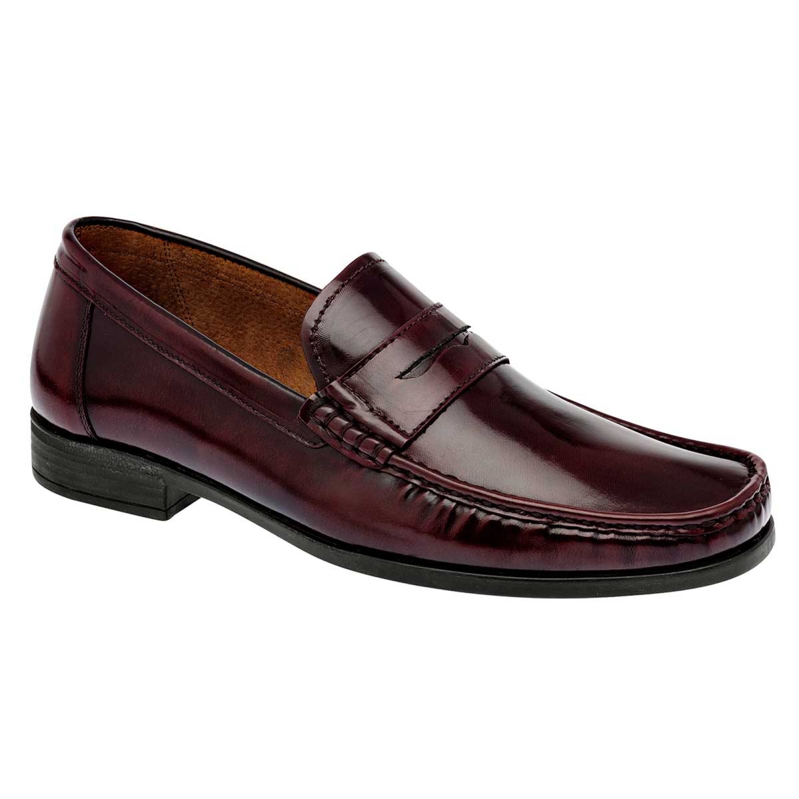 ZAPATO CASUAL GINO CHERRUTI 811 Color Vino para Hombre Tx2