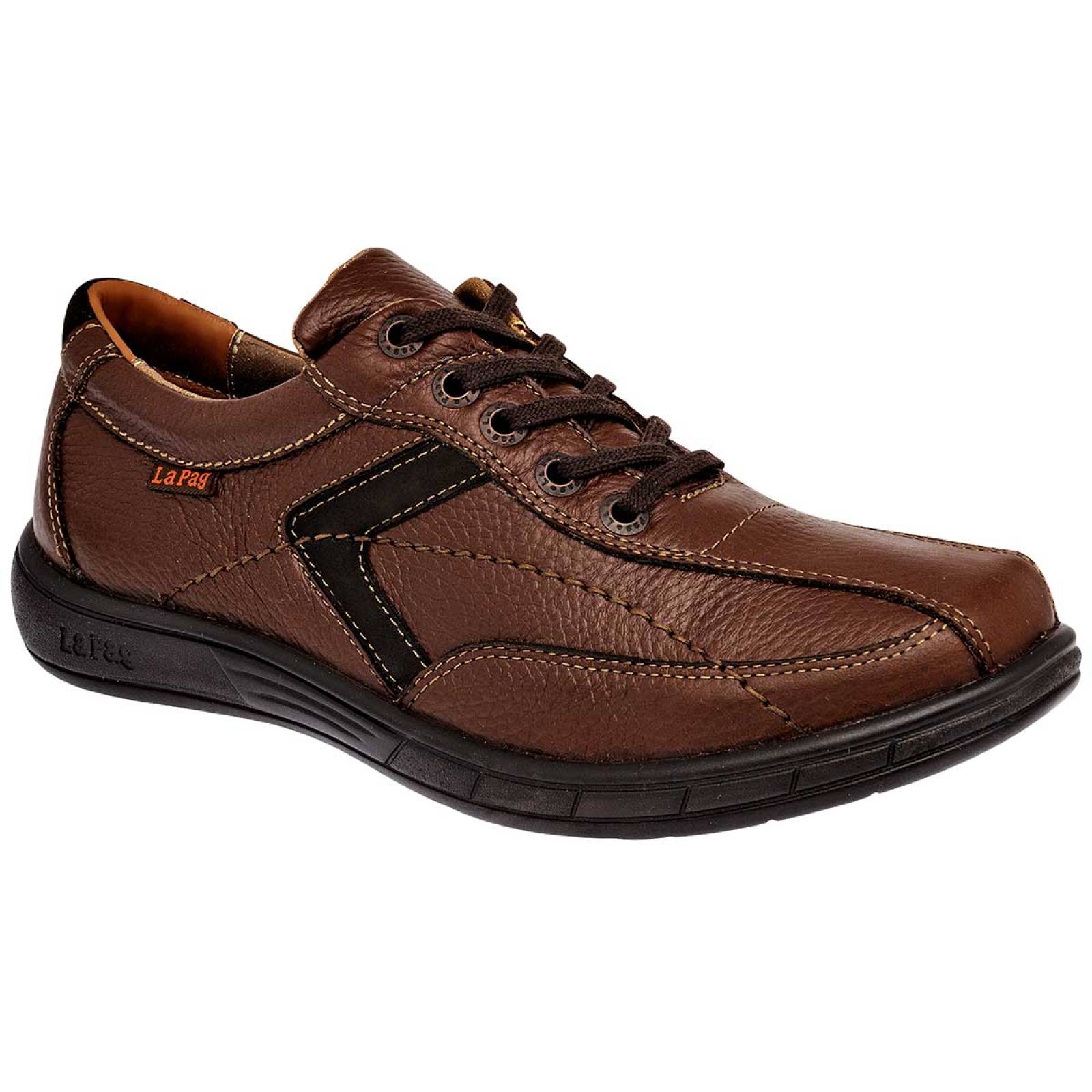 ZAPATO CASUAL LA PAG 871 Color CAMEL para Hombre Tx2