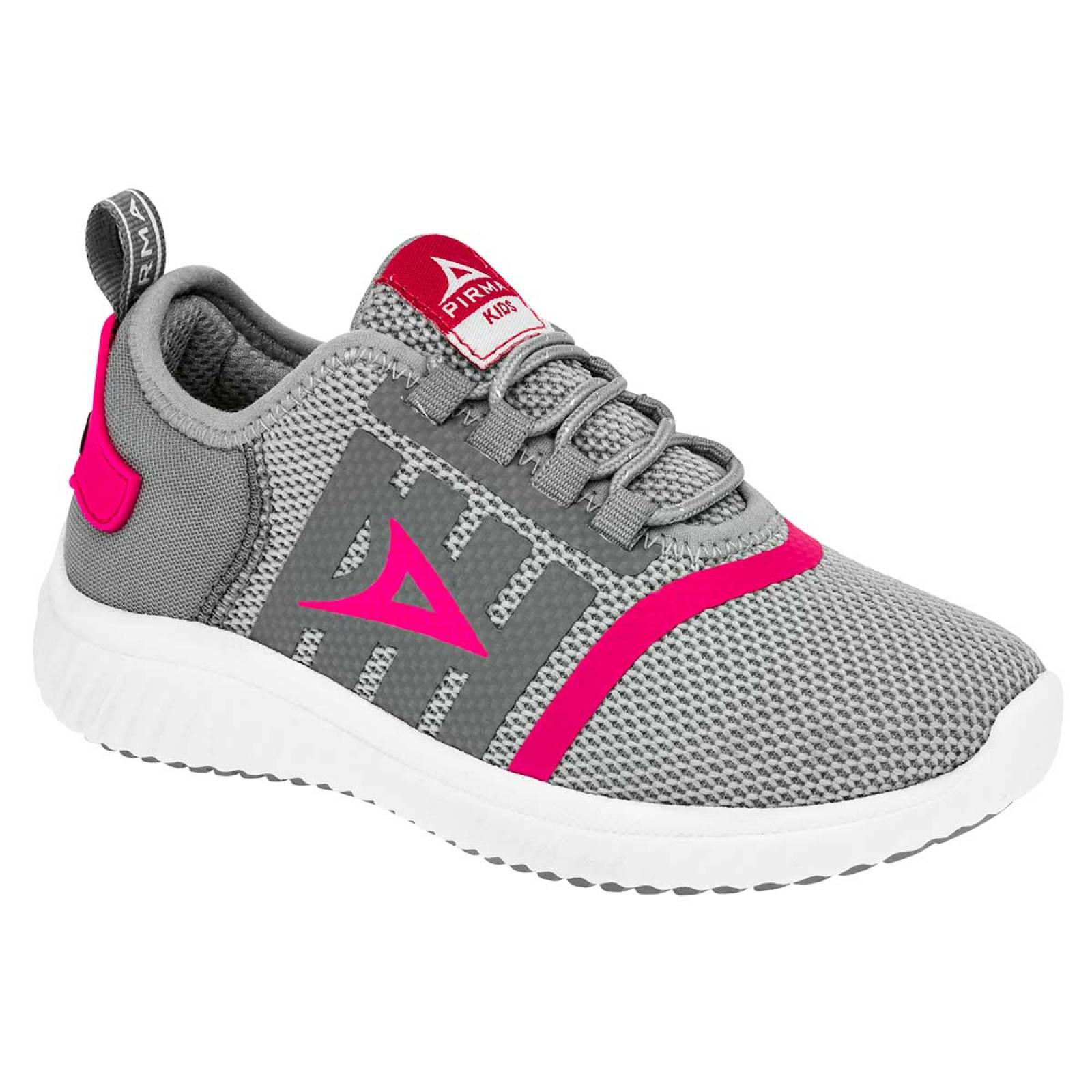 TENIS DEPORTIVO PIRMA 5015 Color Gris para Niña Tx2