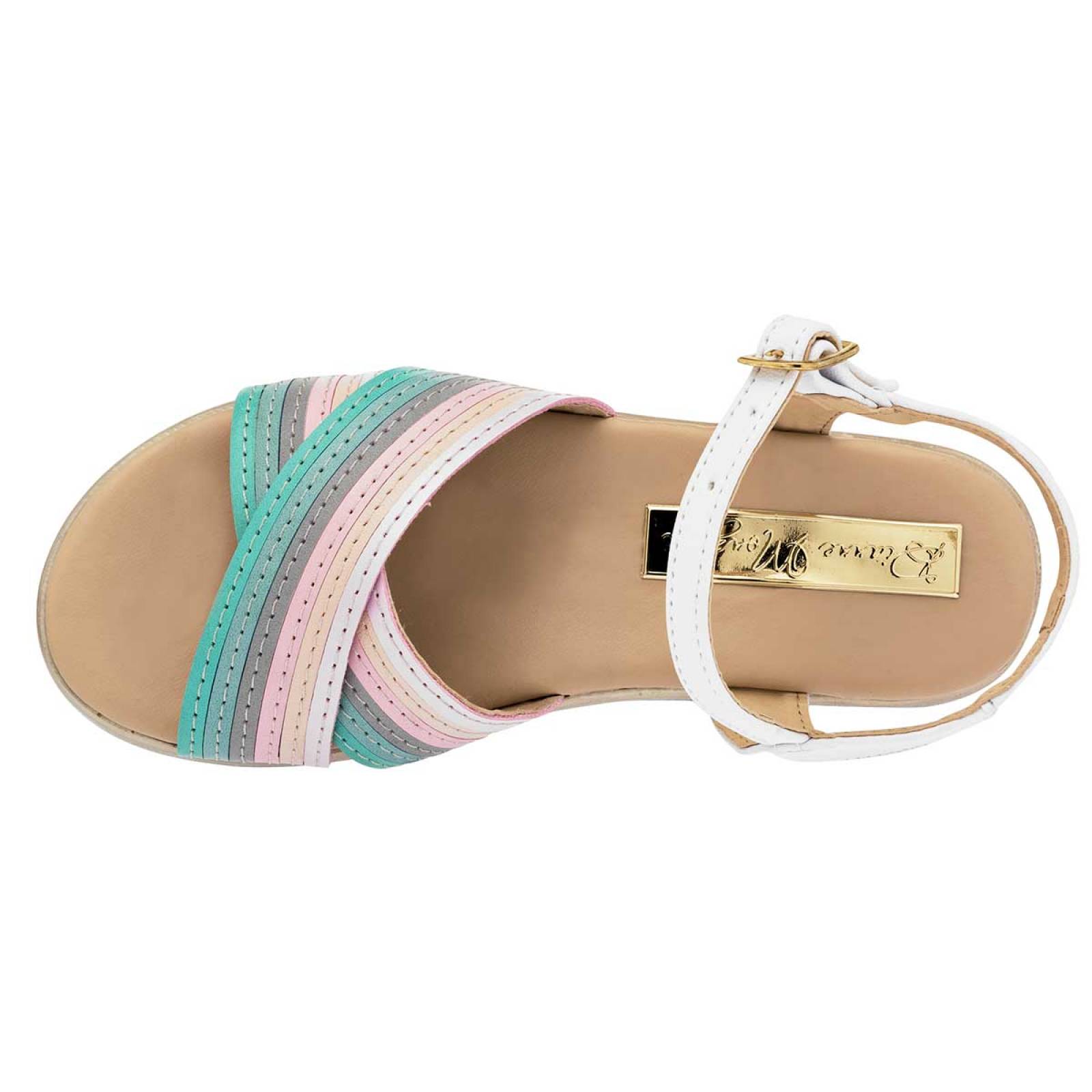 SANDALIA DIANNE MONZETTI 118 Color Blanco para Niña Tx2