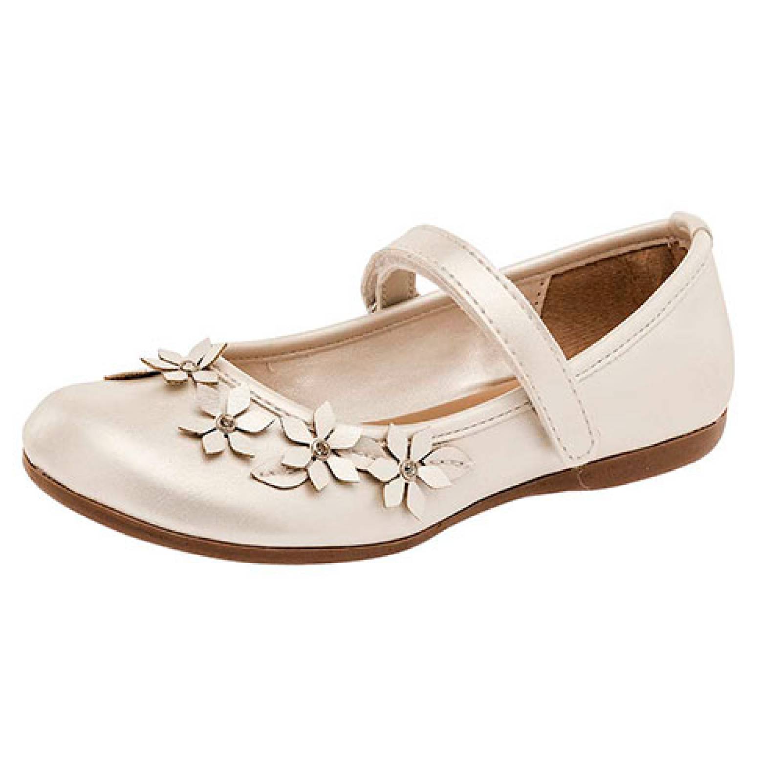 ZAPATO PARA GRADUACION TROPICANA 22247 Color Beige para Niña Tx2