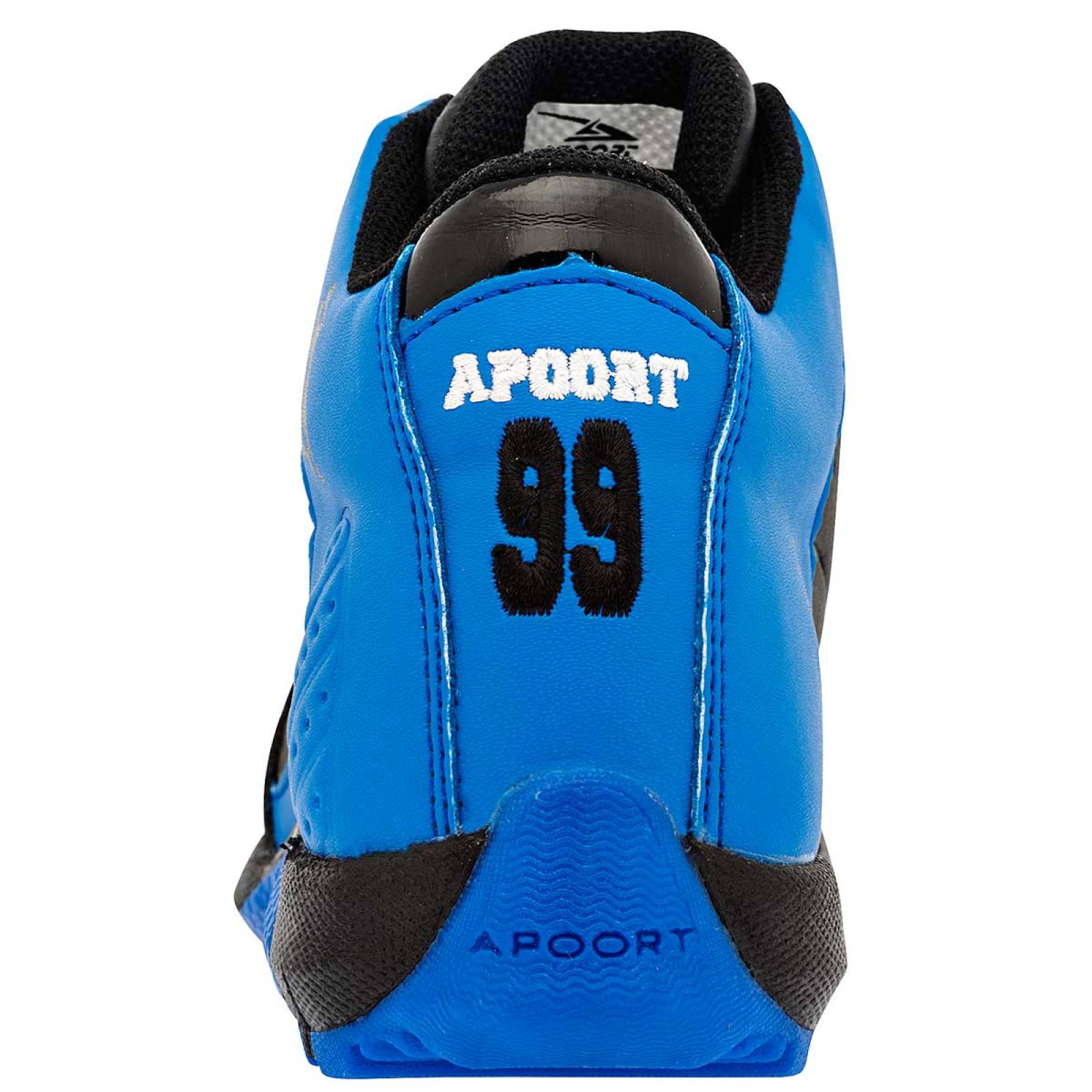 TENIS DEPORTIVO APOORT AP99 Color Negro para Niño Tx2