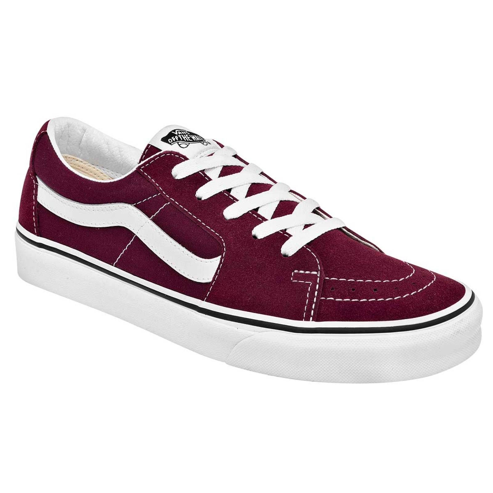 Vans color vino para hombre fashion