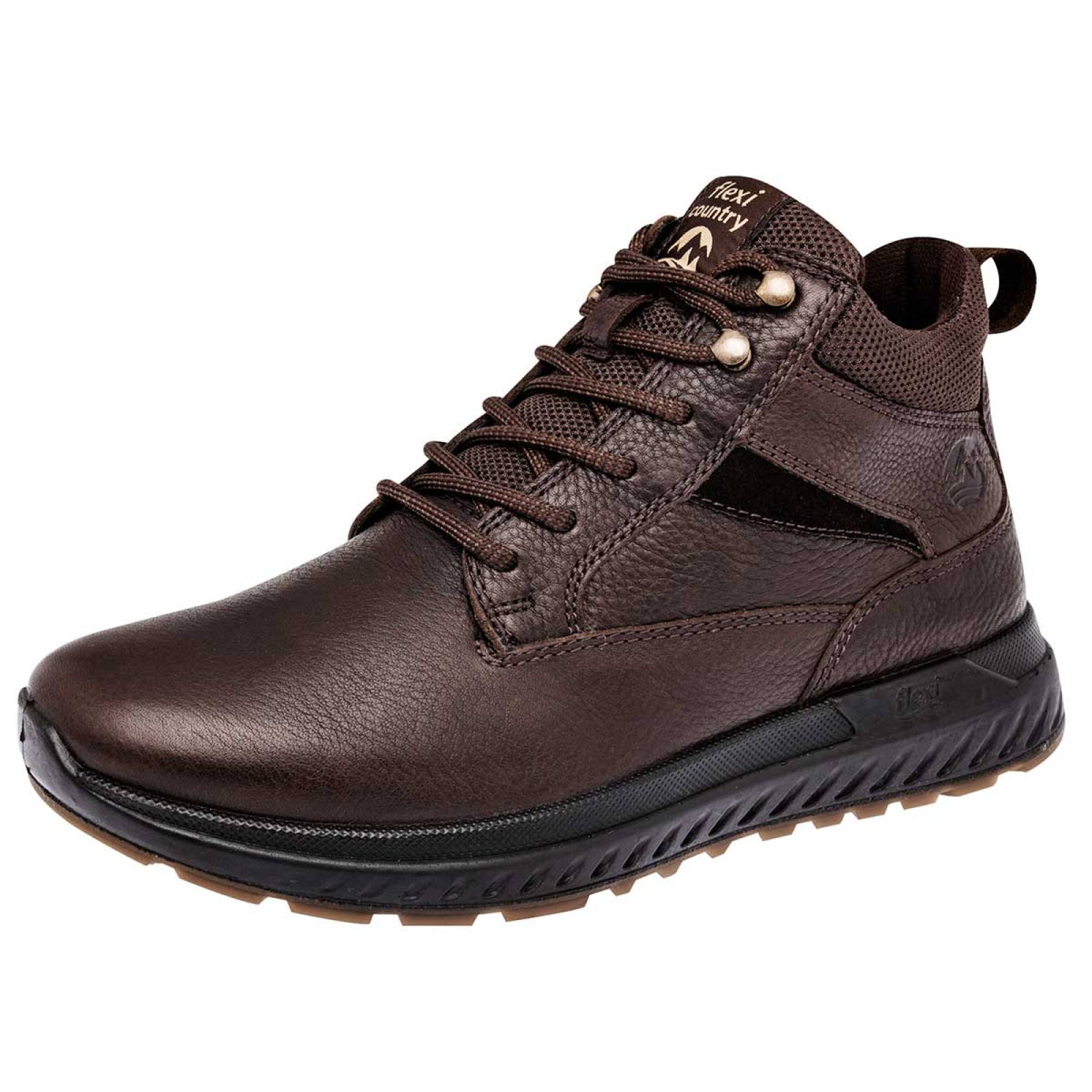 BOTA Y BOTIN FLEXI 403009 Color Cafe para Hombre Tx3