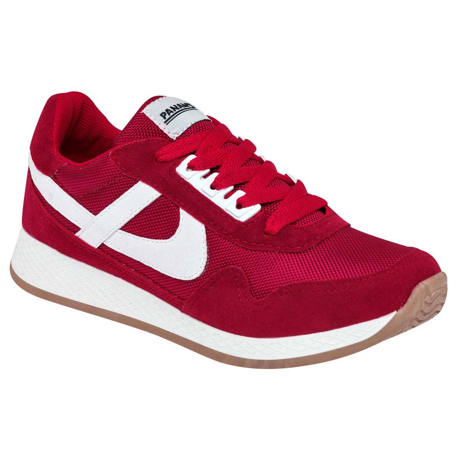 Tenis panam rojos para outlet hombre