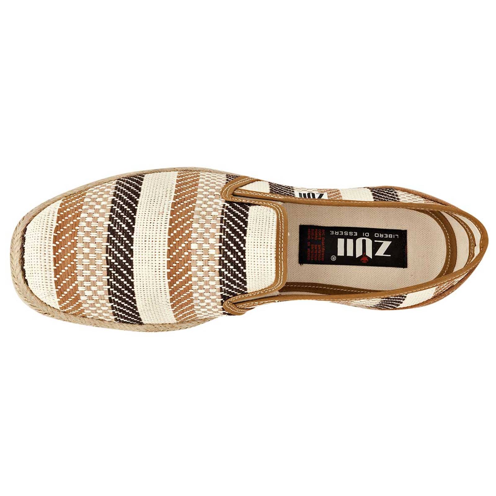 ZAPATO CASUAL ZULL BN06 Color Beige para Hombre Tx3