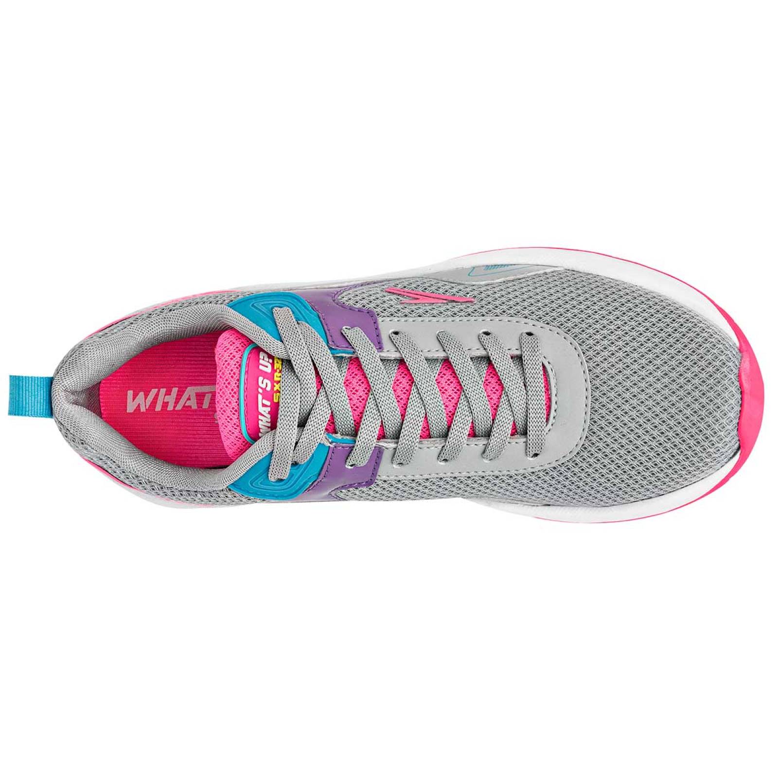 TENIS URBANO HAU 324644 Color Gris para Mujer Tx3