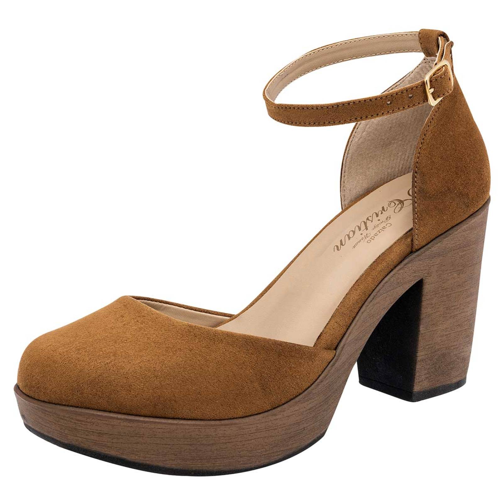 ZAPATO CASUAL DCRISTIAN 804 Color CAMEL para Mujer Tx3