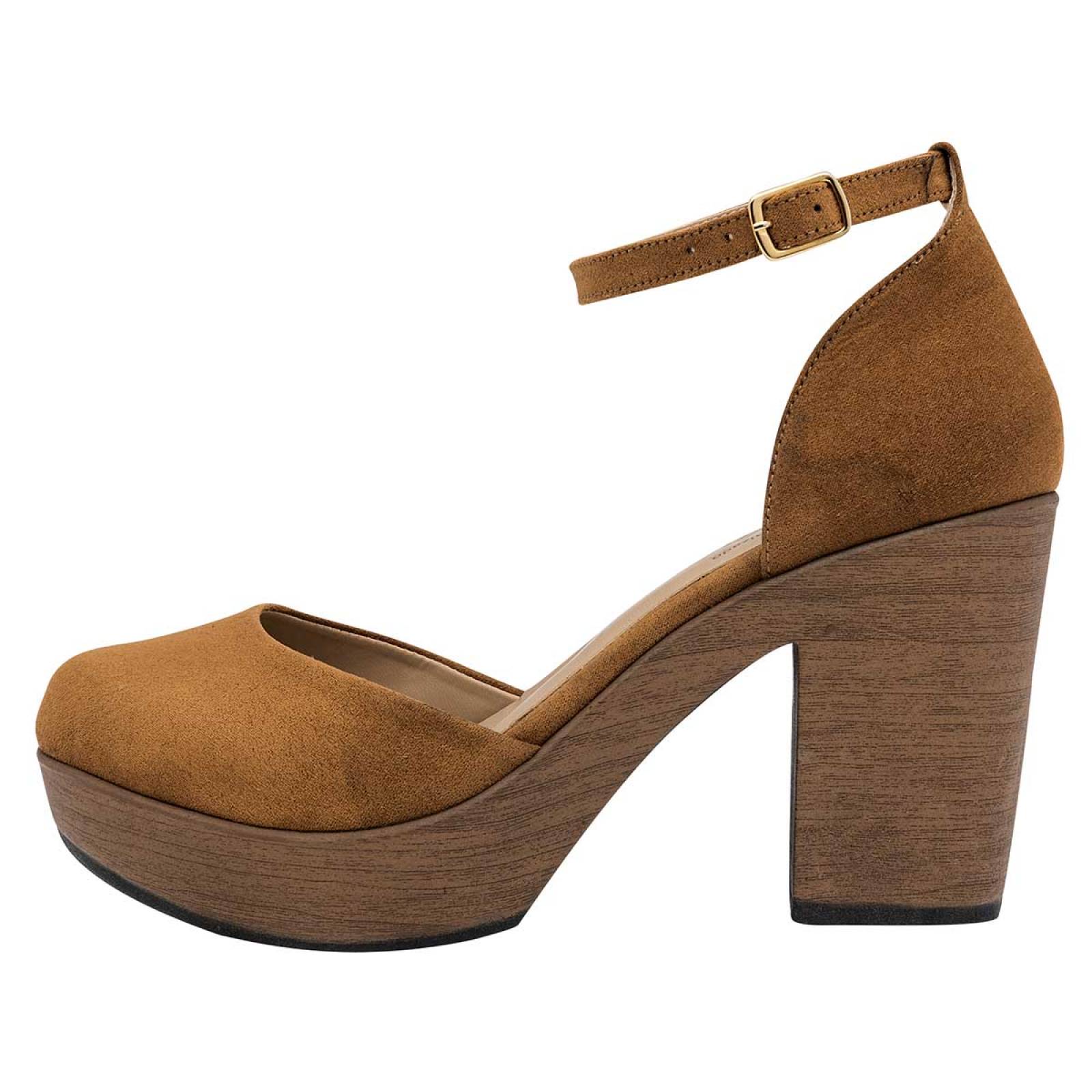 ZAPATO CASUAL DCRISTIAN 804 Color CAMEL para Mujer Tx3
