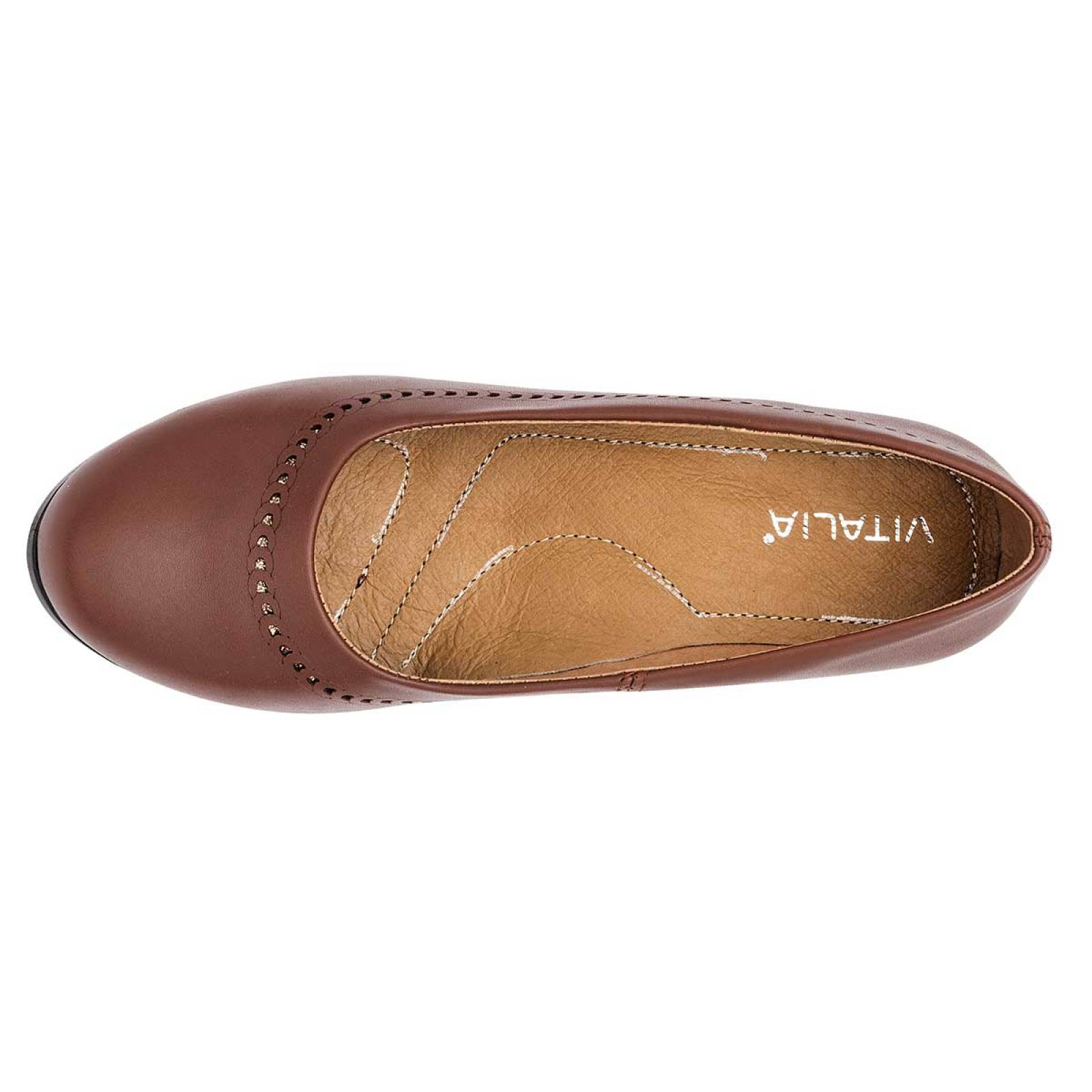 ZAPATO CASUAL VITALIA 0815 Color Cafe para Mujer Tx3