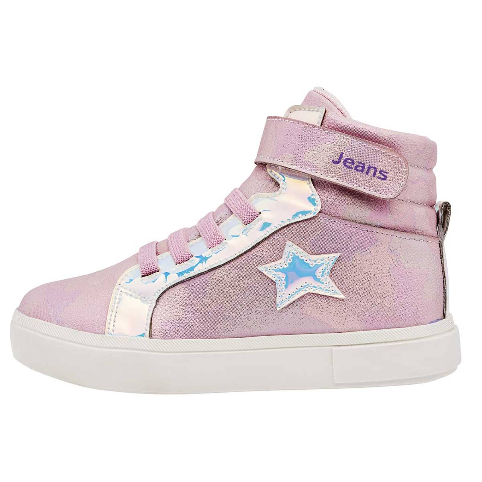 TENIS URBANO JEANS SHOES 31211 Color Rosa para Niña Tx3