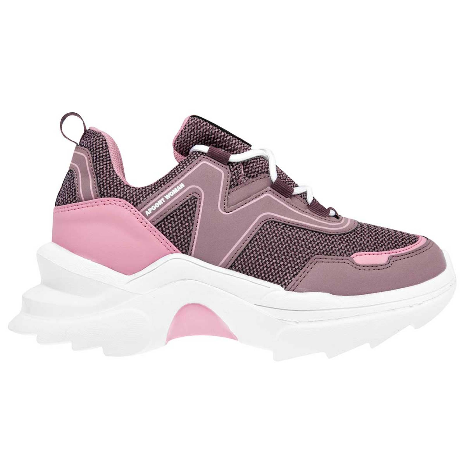 TENIS Apoort D38 Color Lila PARA Mujer Tx4