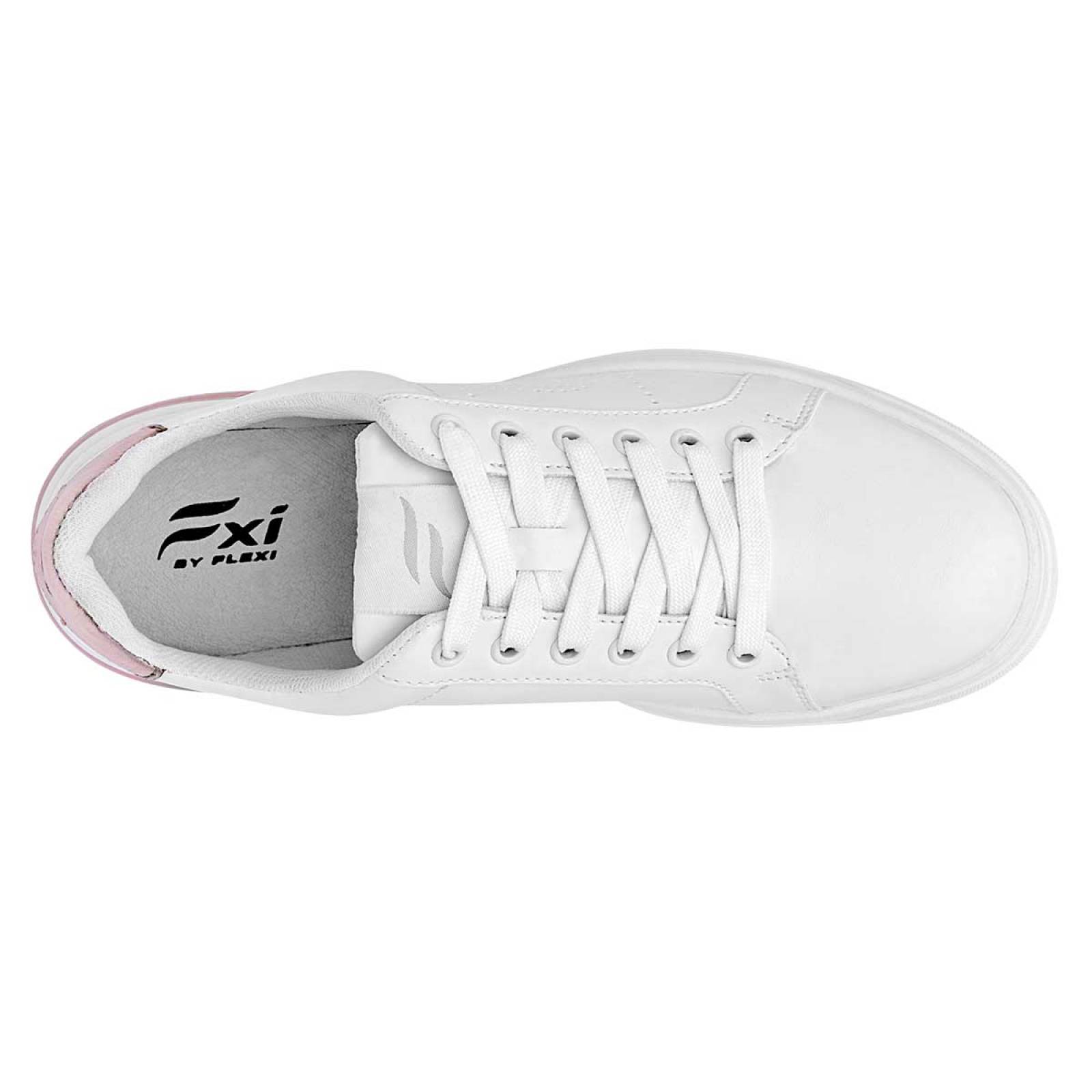 TENIS Flexi 113701 Color Blanco PARA Mujer Tx4