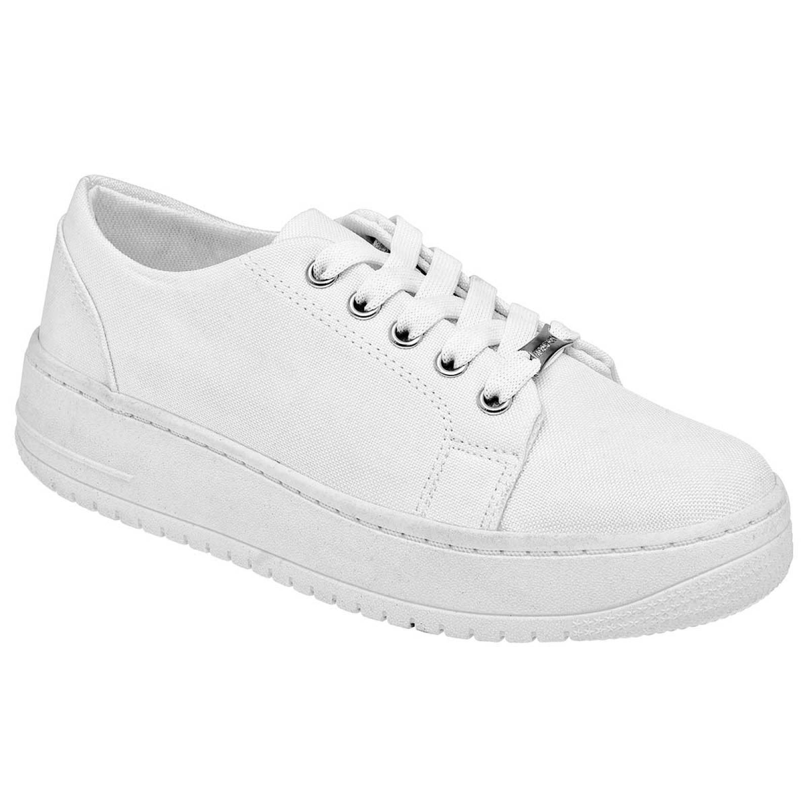 Tenis branco sale flatform