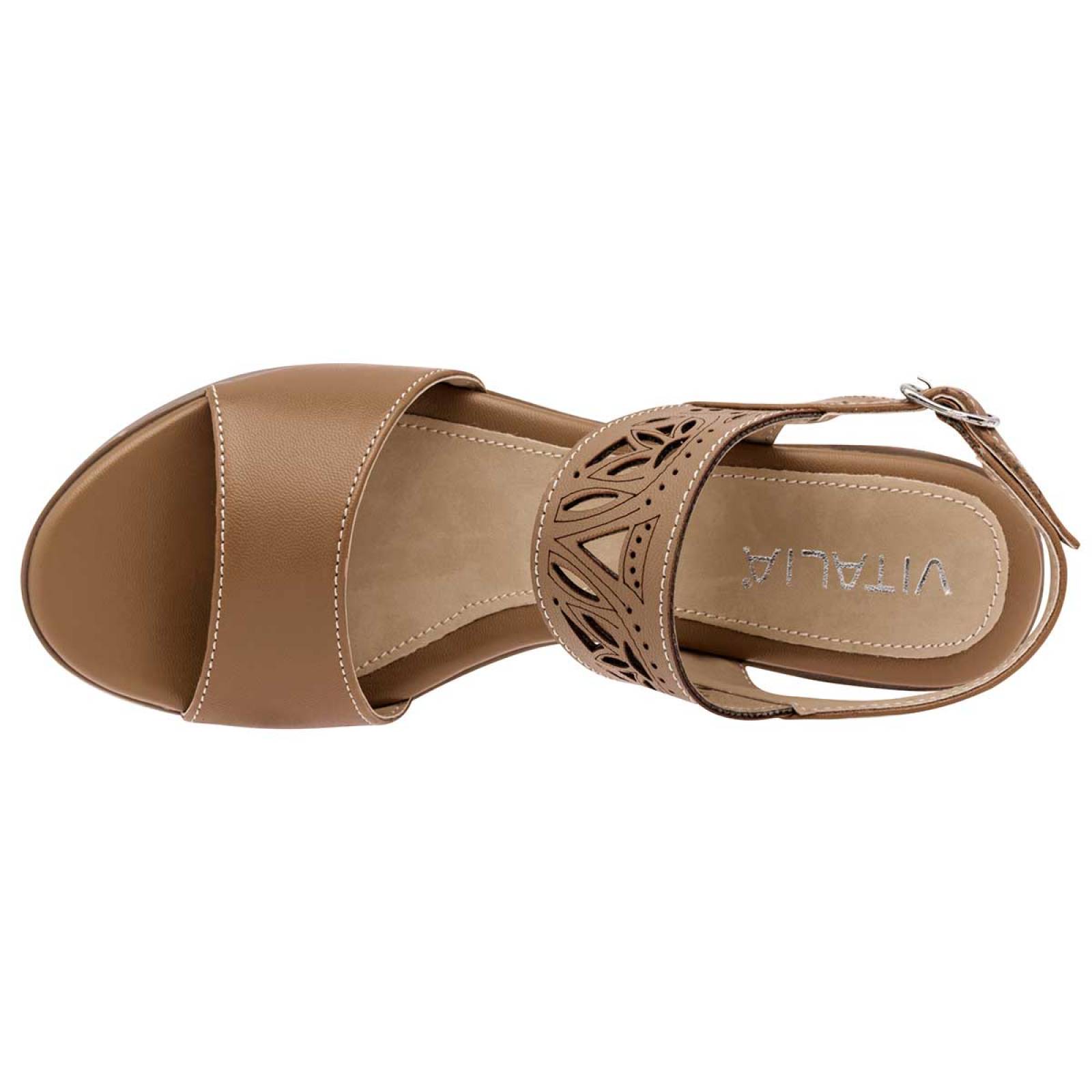 ZAPATO CASUAL Vitalia 0714 Color CAMEL PARA Mujer Tx4