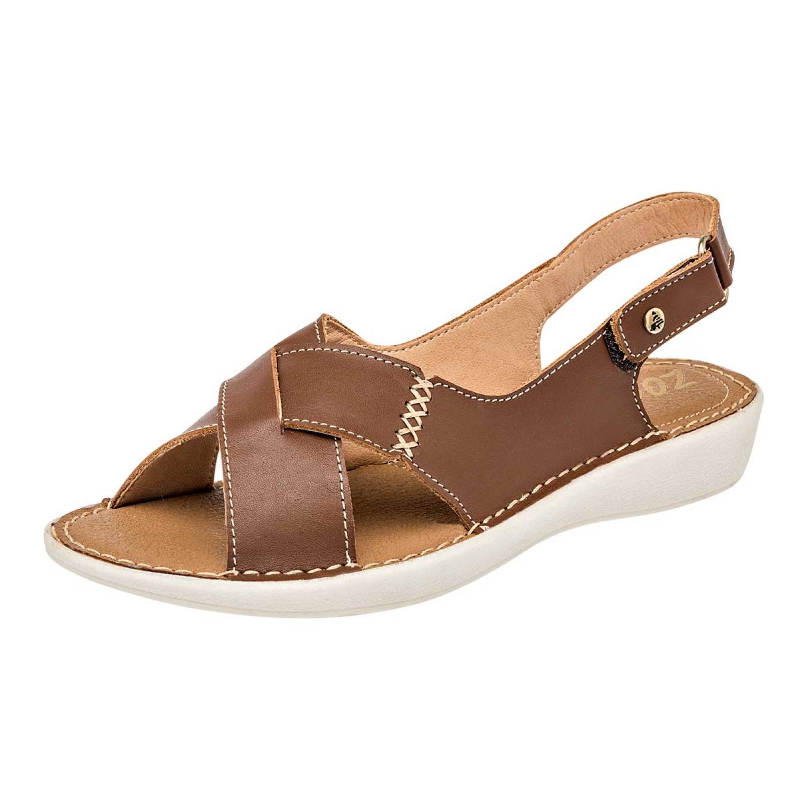 SANDALIA Zoe 20022 Color Cafe PARA Mujer Tx4