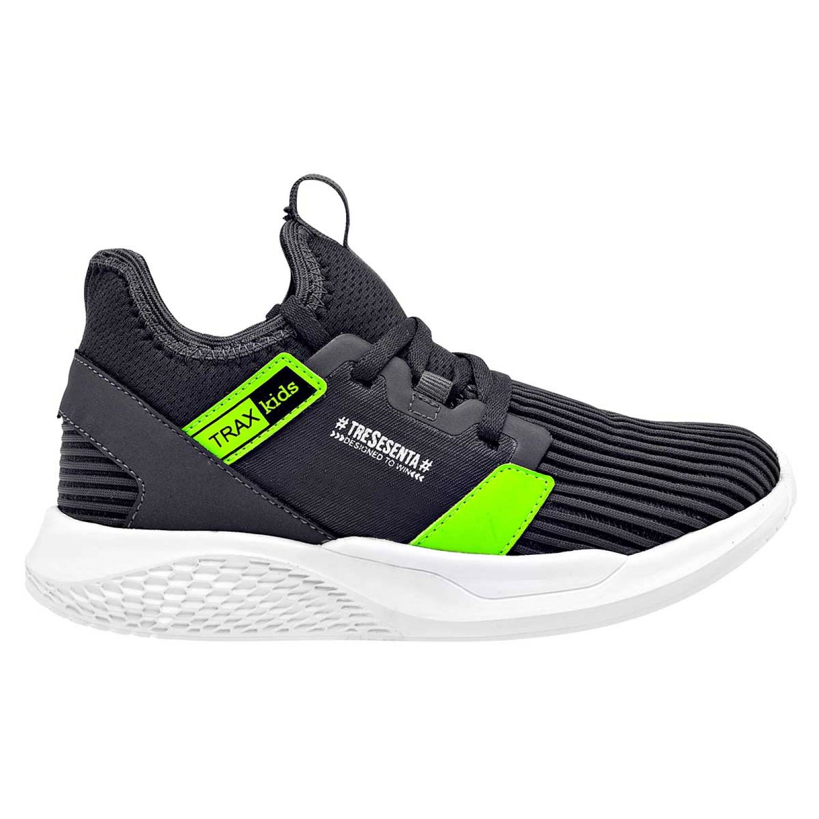 TENIS 360 TRAXKIDS Color Gris PARA Niño Tx4