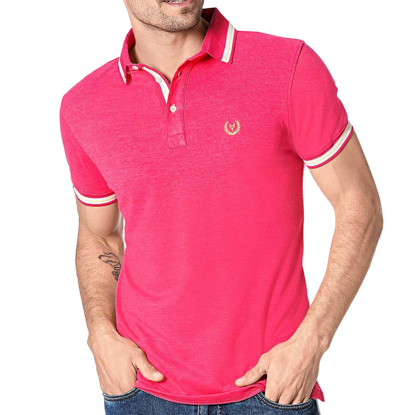 PLAYERA JGL 6223V4 Color Rosa PARA Hombre Tx4