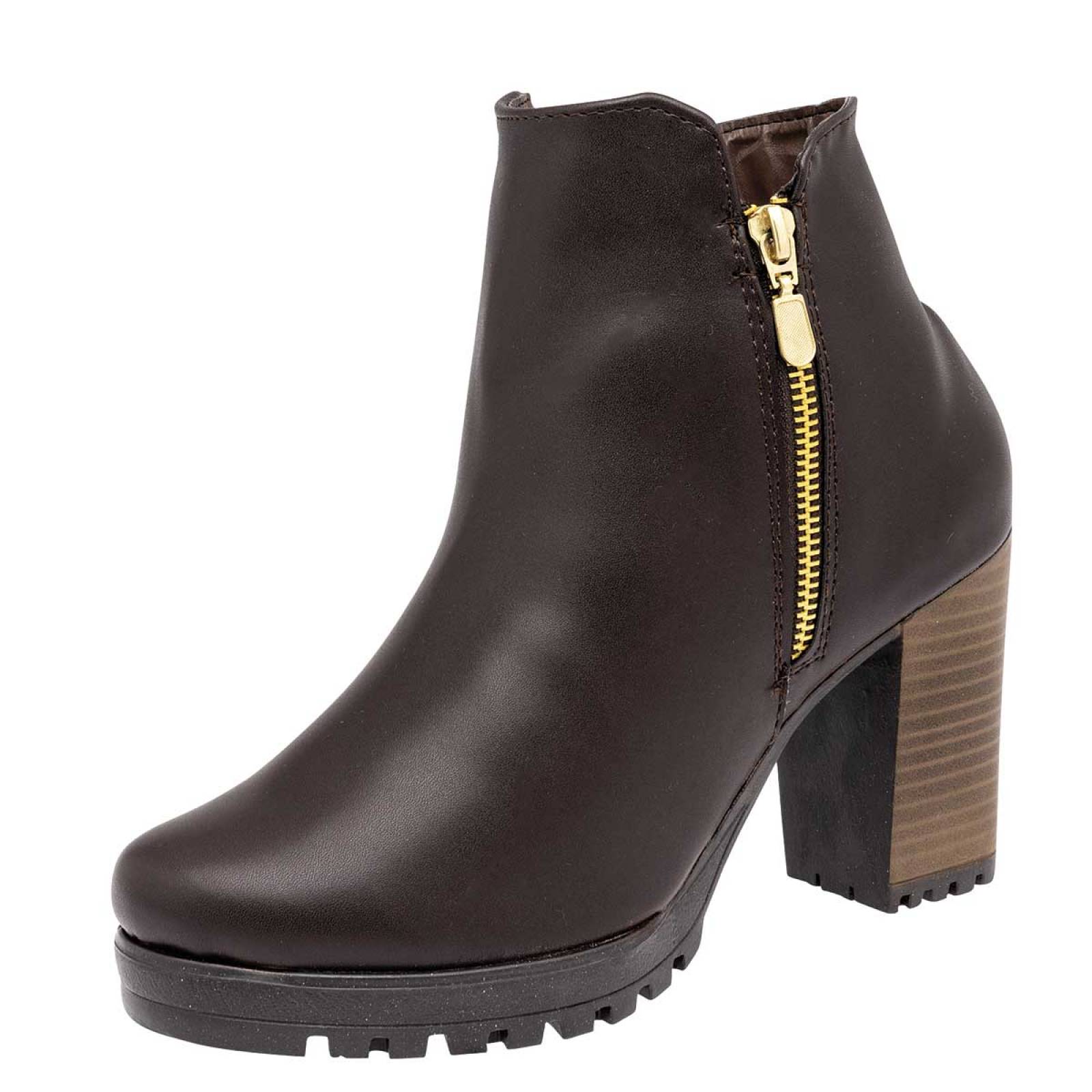 BOTIN SEXY GIRLS 679 Color Cafe PARA Mujer Tx5