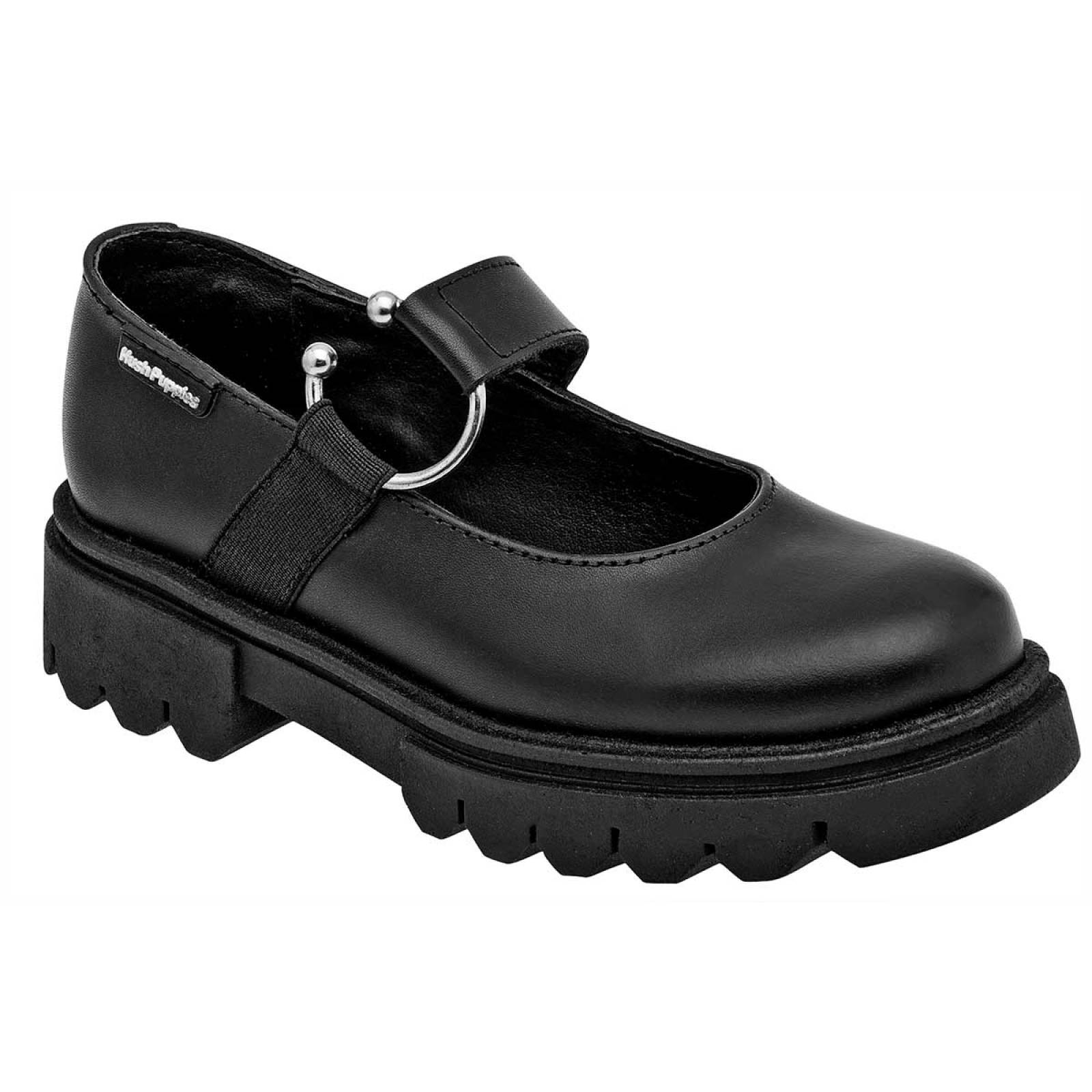 ZAPATO CASUAL Hush puppies kids HP01294 Color Negro PARA Mujer Tx5