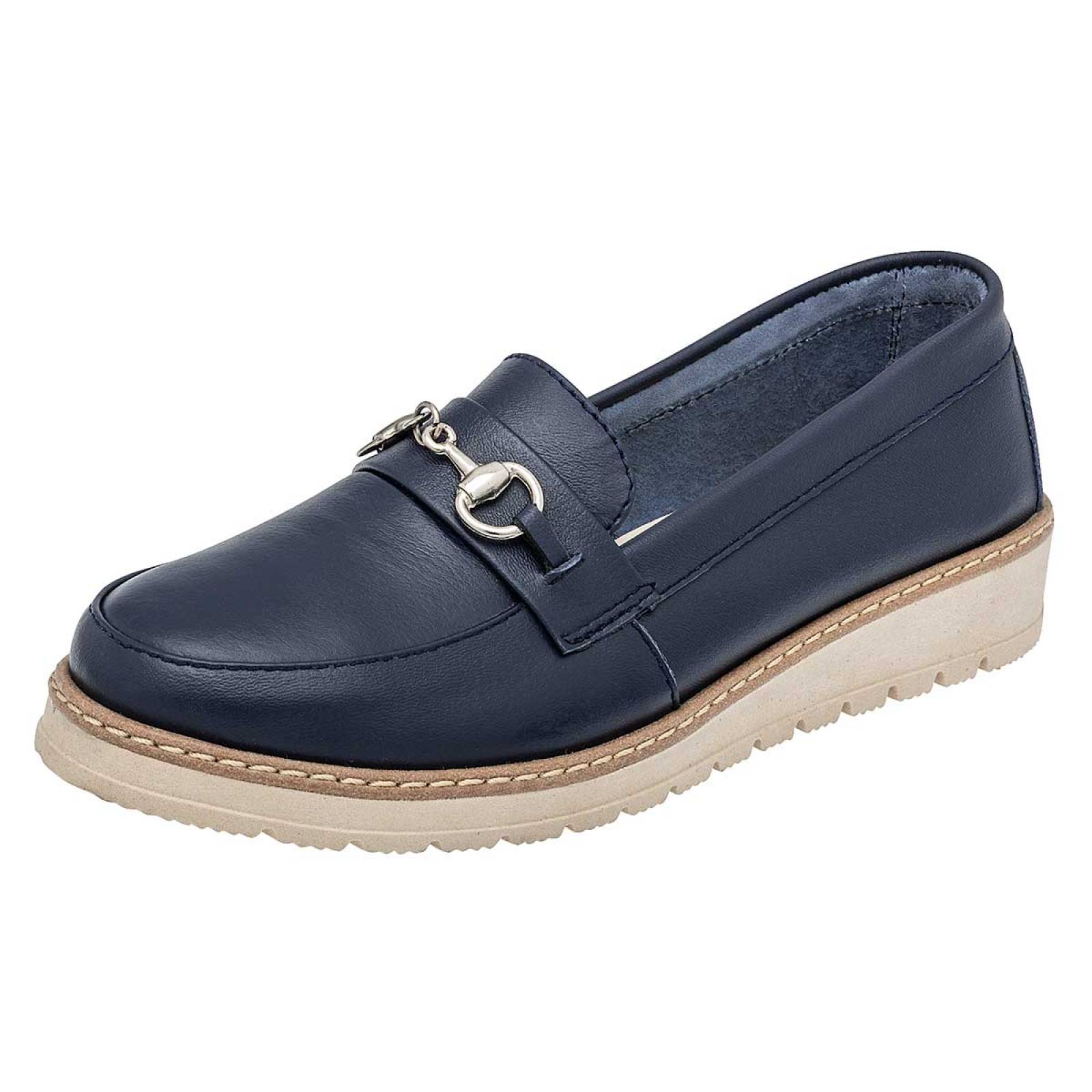 Zapato Casual Zapatos De Vestir Azul Marino Mujer Zapato Reina