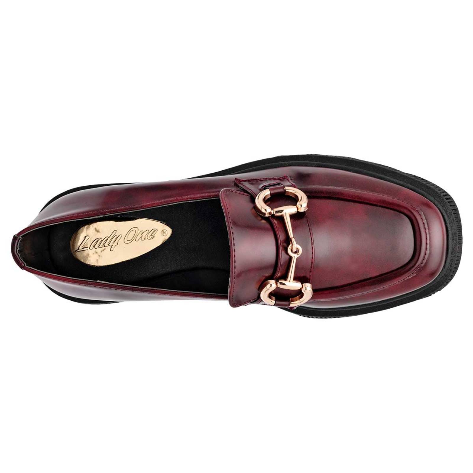 ZAPATO CASUAL Lady one MZ0509 Color Vino PARA Mujer Tx5