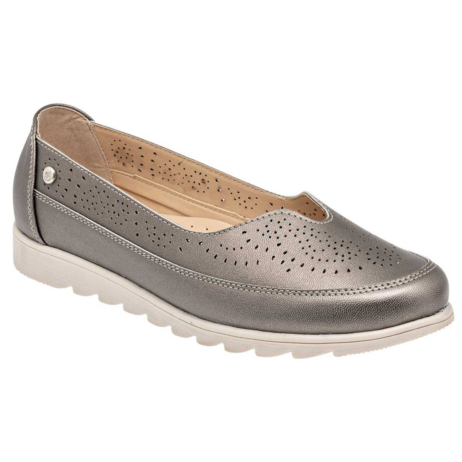 ZAPATO CONFORT Mora confort 136826 Color Gris PARA Mujer Tx5