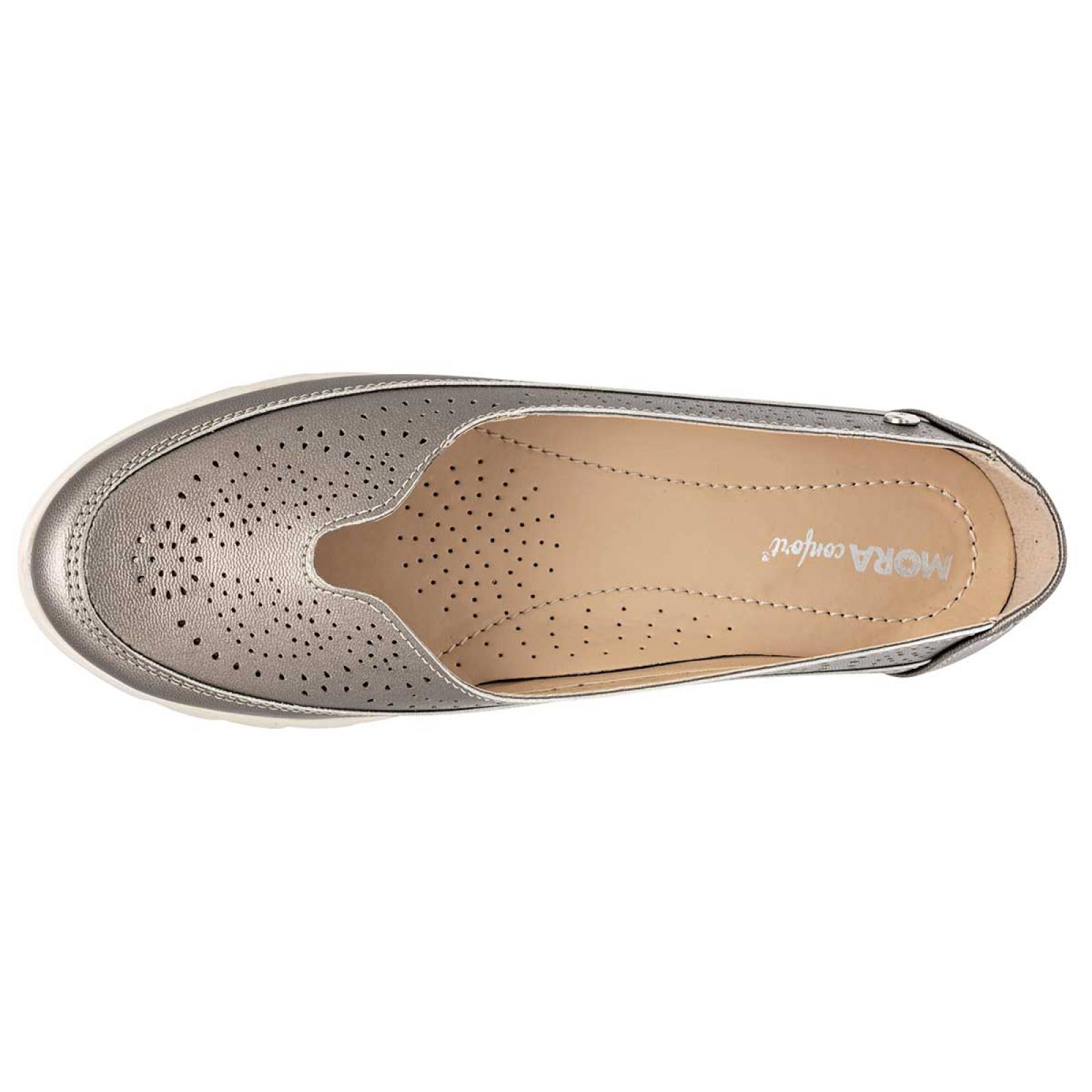 ZAPATO CONFORT Mora confort 136826 Color Gris PARA Mujer Tx5