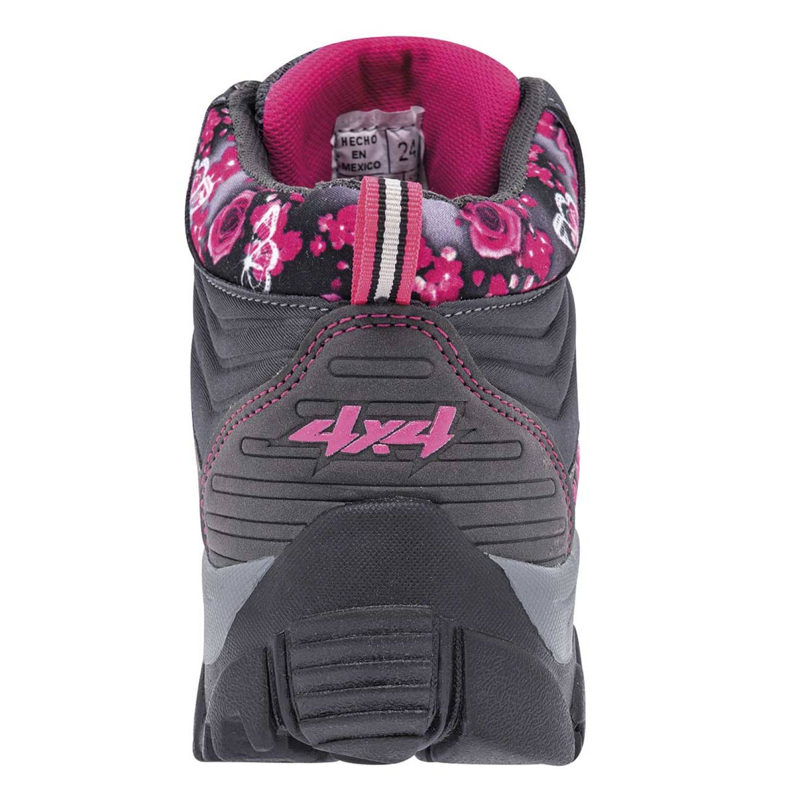 ZAPATO HIKING 4x4 7072 Color Gris PARA Mujer Tx5