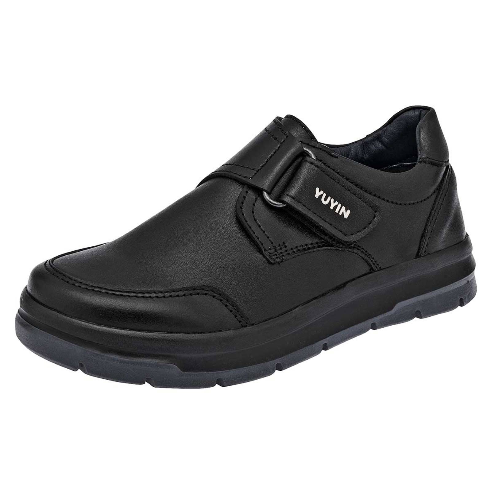 ZAPATO CASUAL Yuyin 22180 Color Negro PARA Joven Tx5