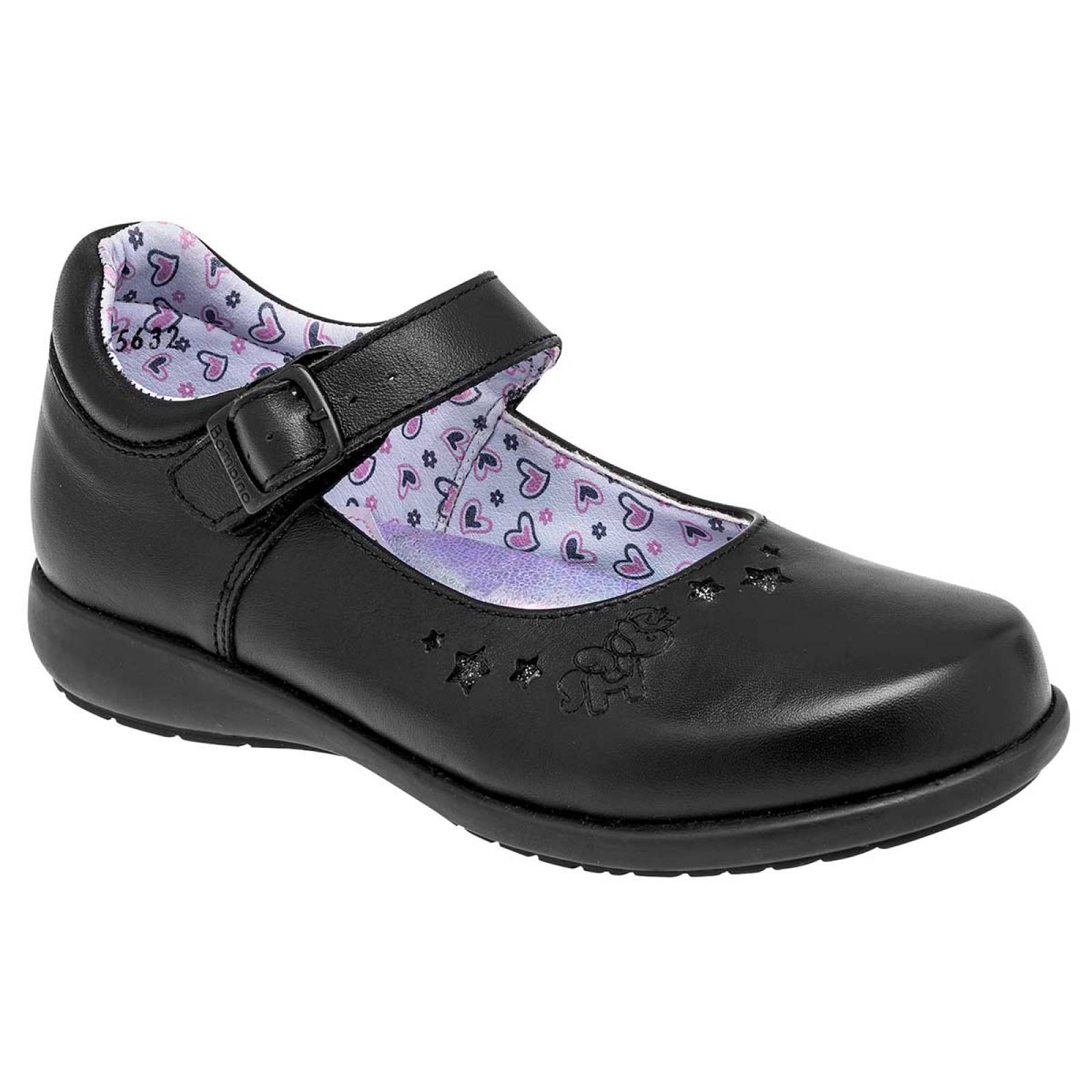 ZAPATO CASUAL Bambino BA5632 Color Negro PARA Ni a Tx5