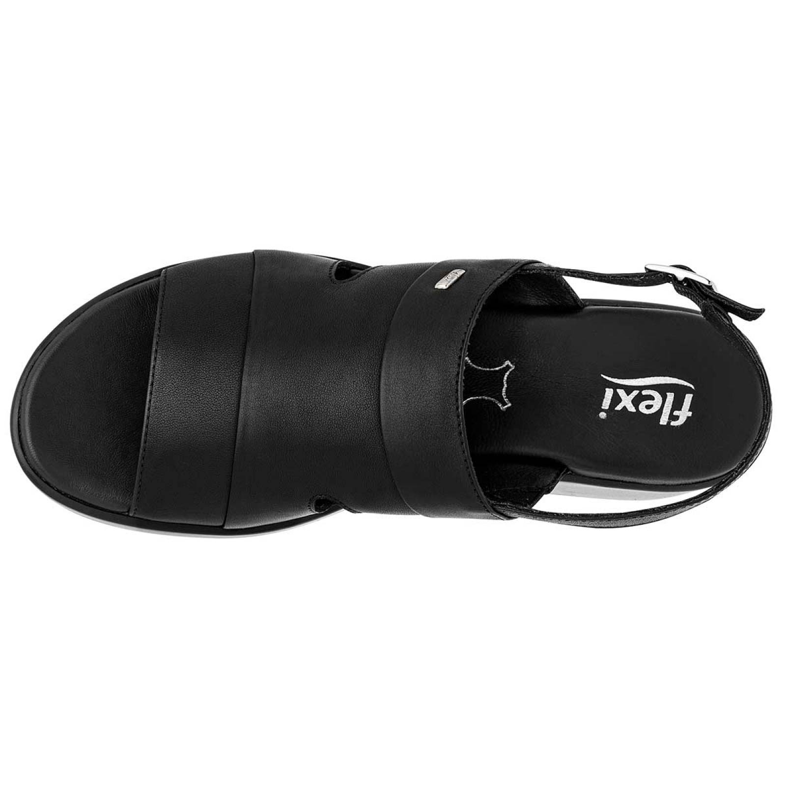 SANDALIA CON PULSERA Flexi 115306 Color Negro PARA Mujer Tx6