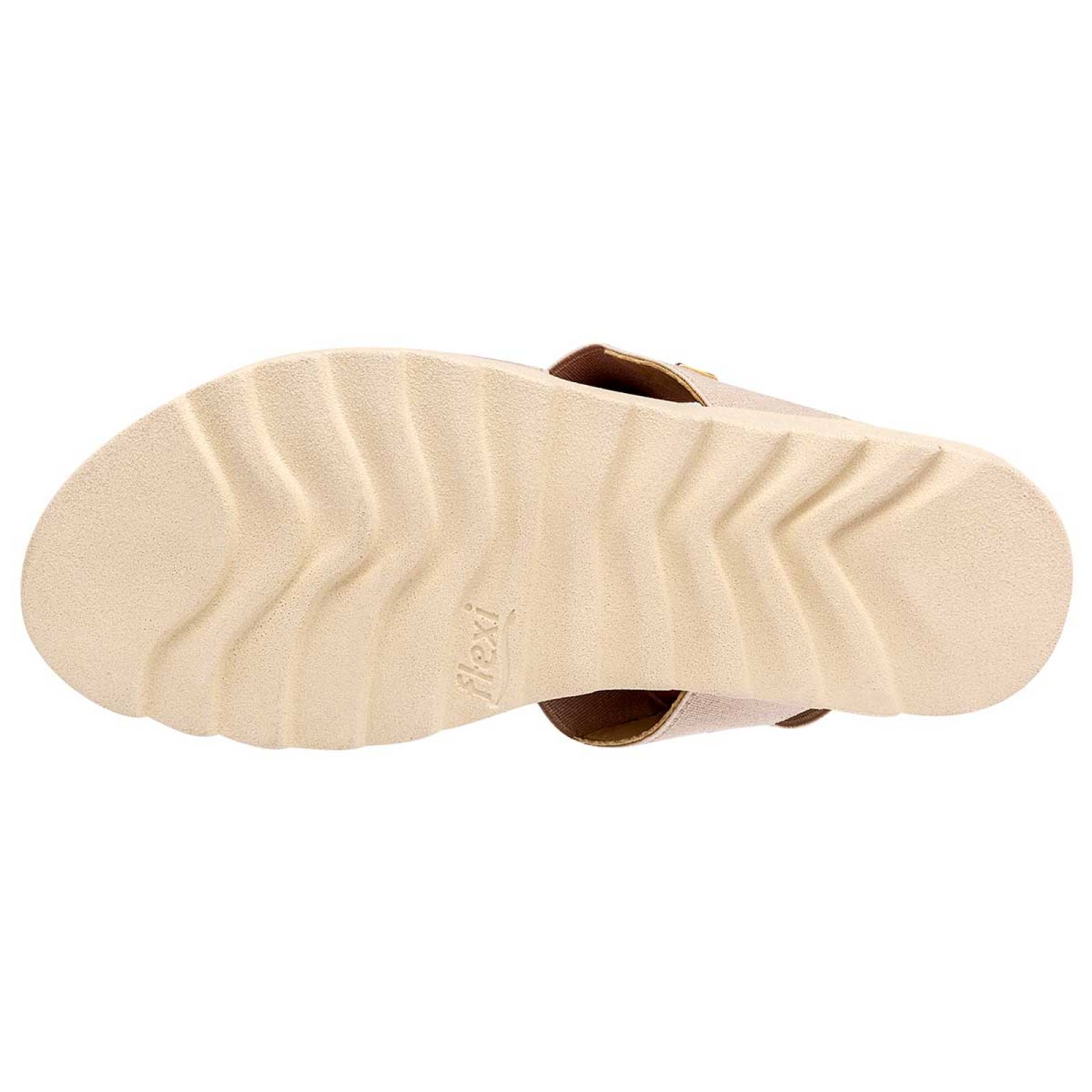 SANDALIA DE TIRILLAS Flexi 107113 Color Beige PARA Mujer Tx6
