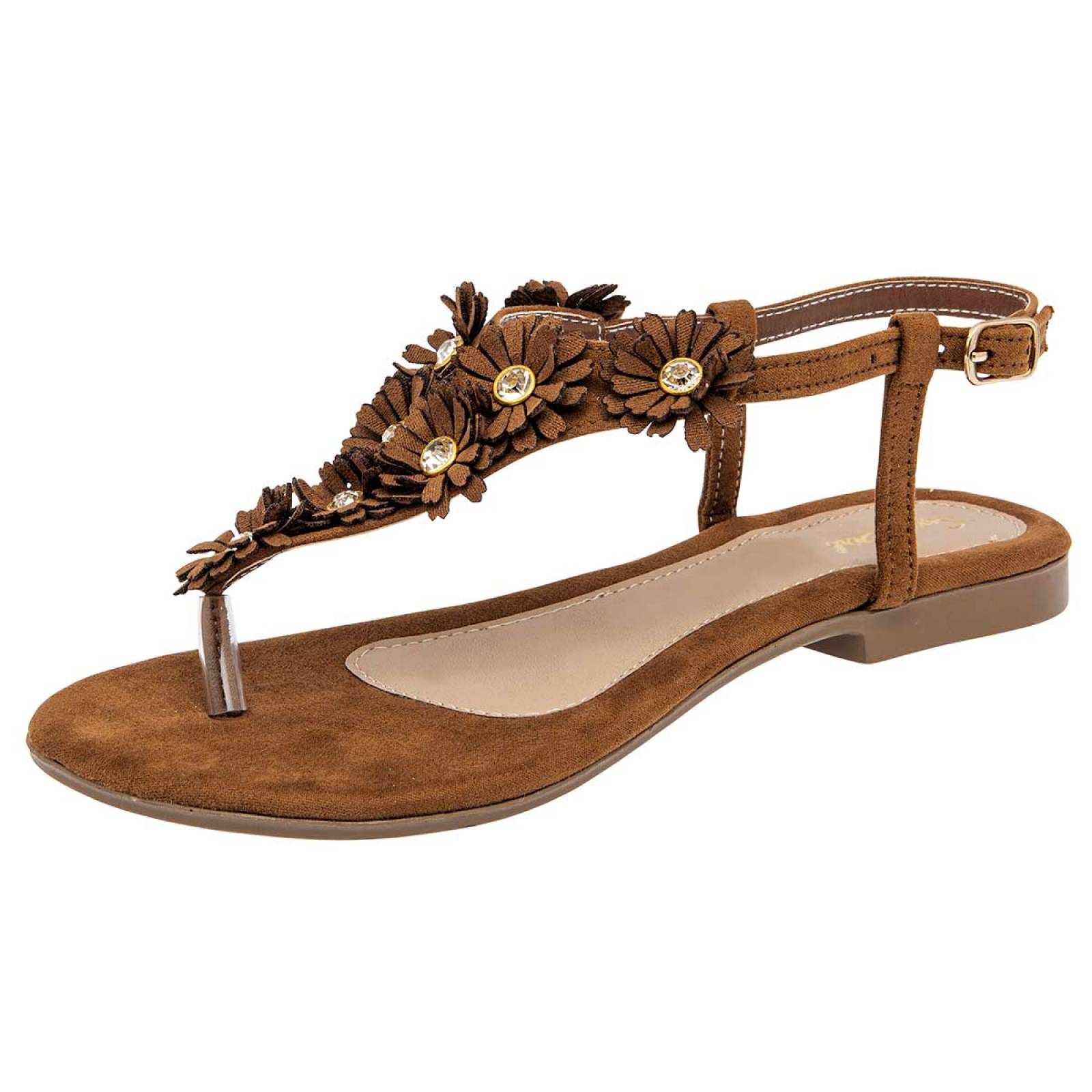 SANDALIA PATA DE GALLO SEXY GIRLS 1505 Color CAMEL PARA Mujer Tx6