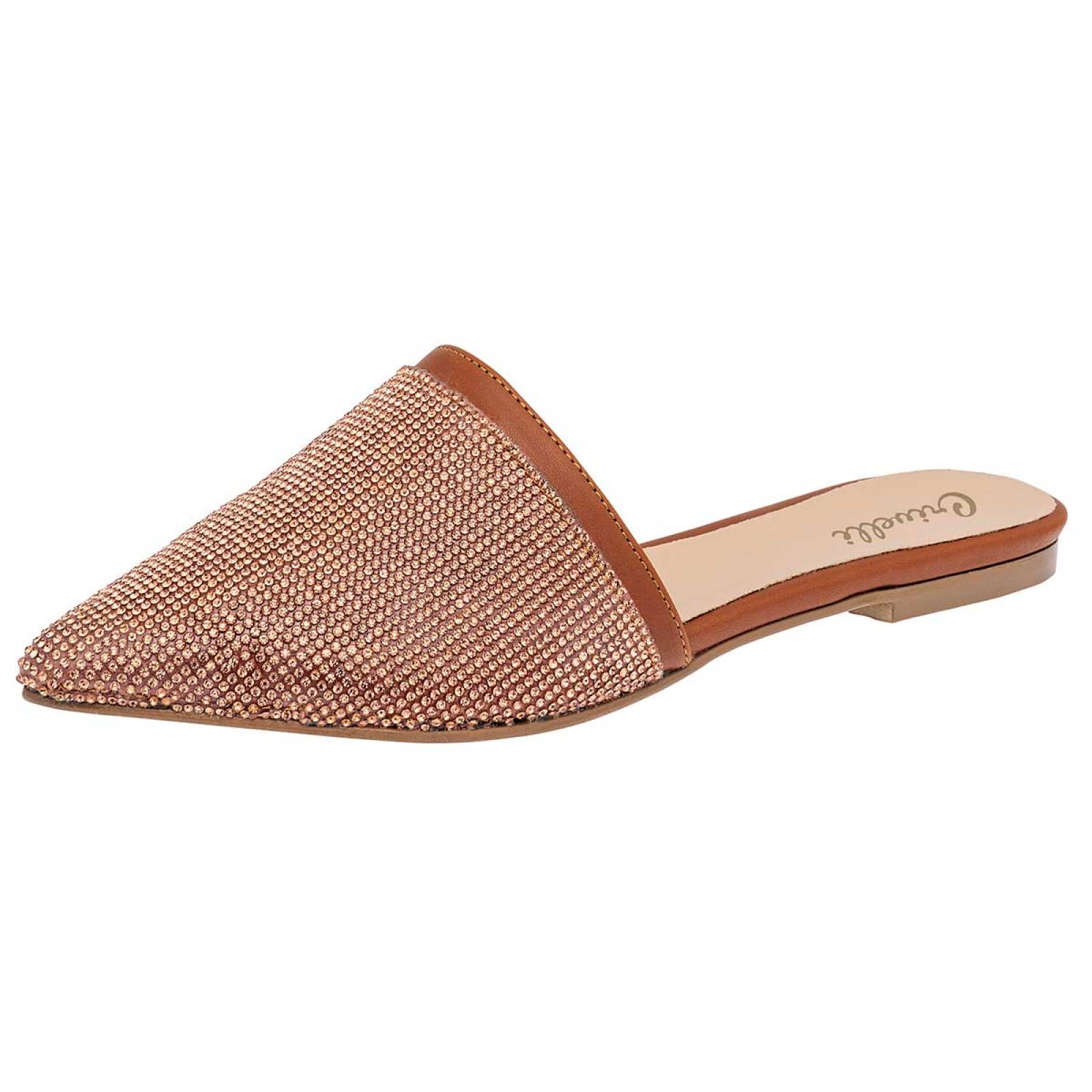 FLATS ZUECO Crivelli 672248 Color CAMEL PARA Mujer Tx6