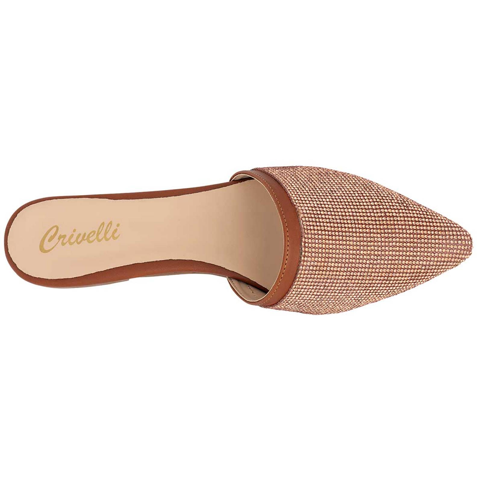 FLATS ZUECO Crivelli 672248 Color CAMEL PARA Mujer Tx6