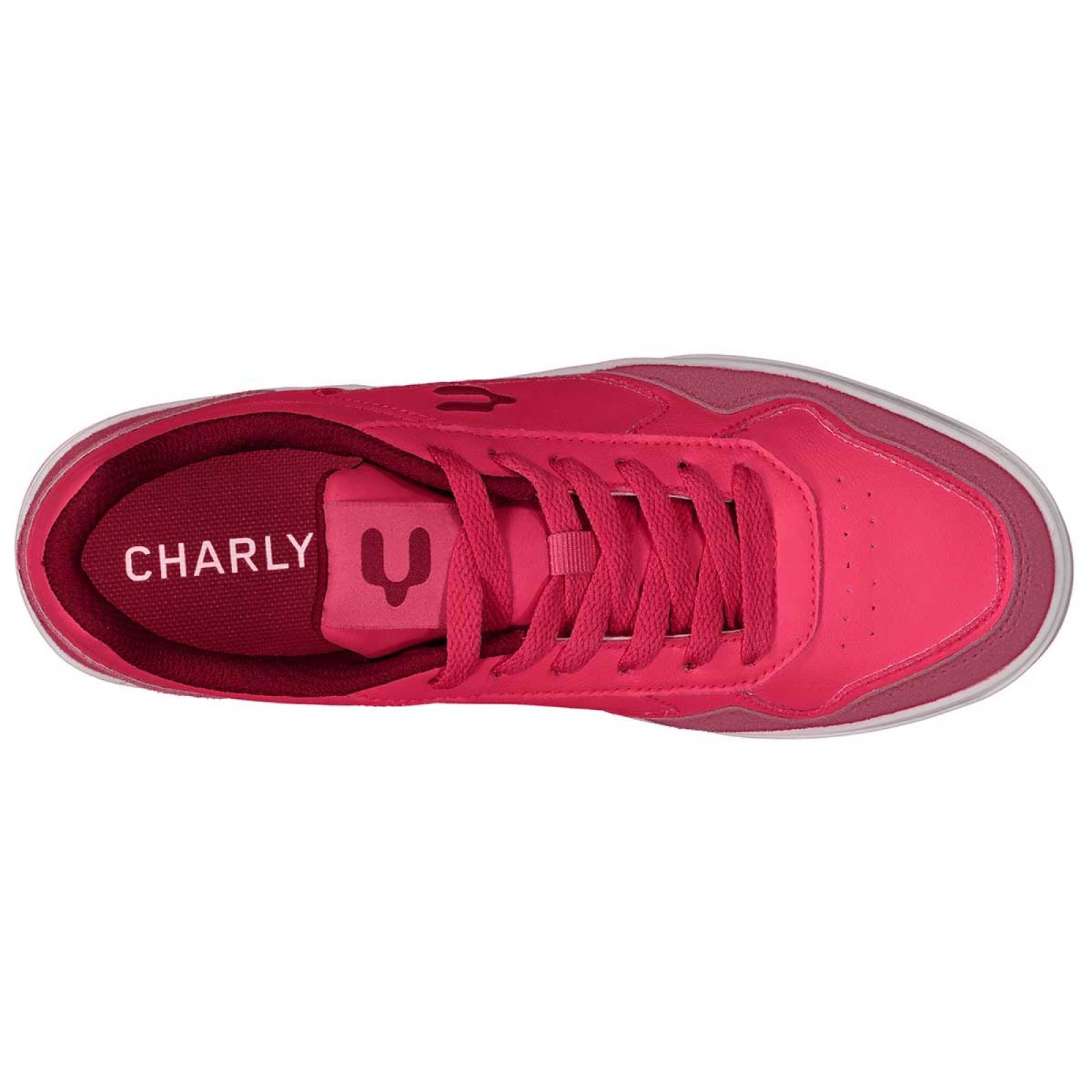 Tenis charly rojos online para mujer