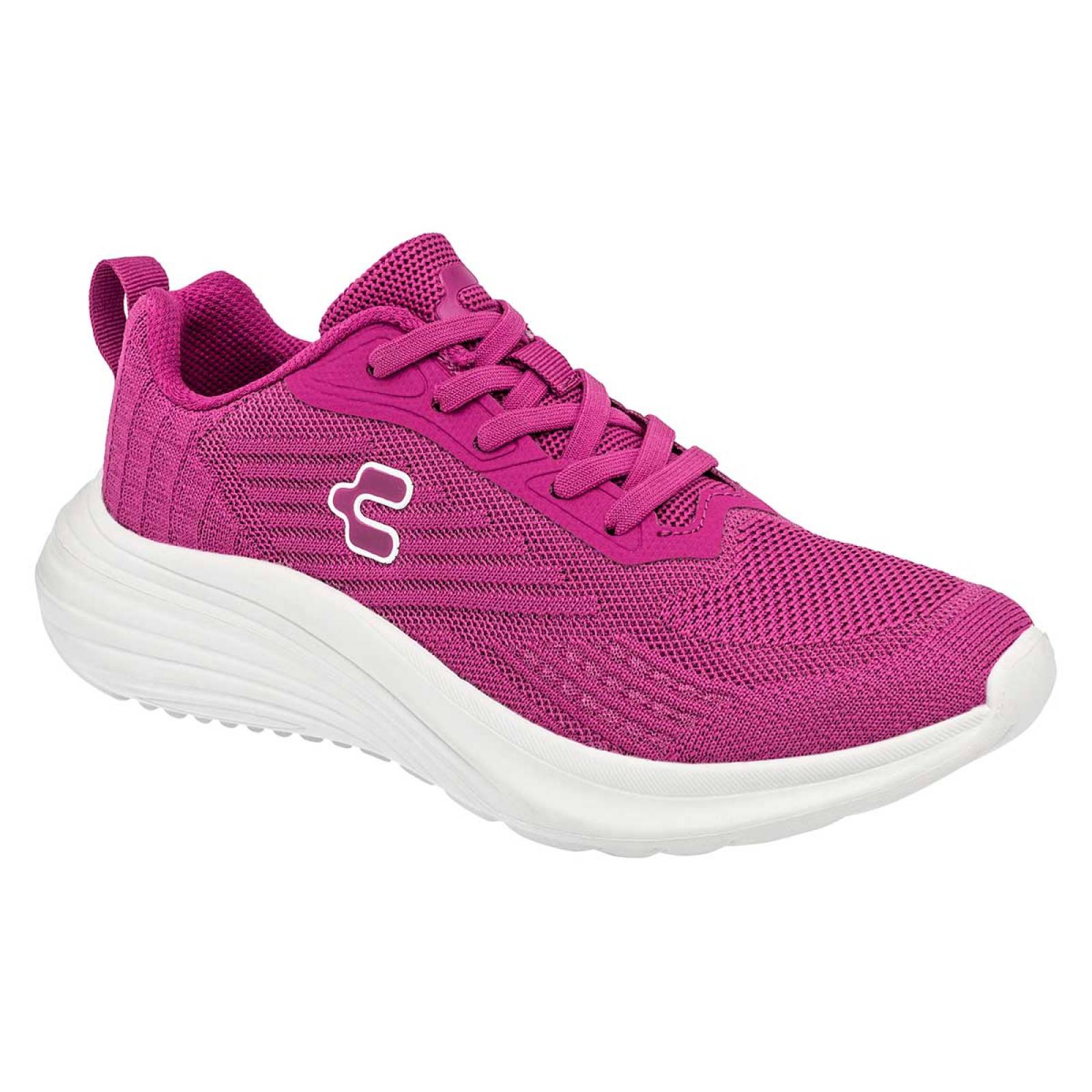 Tenis charly 2025 para mujer rosas