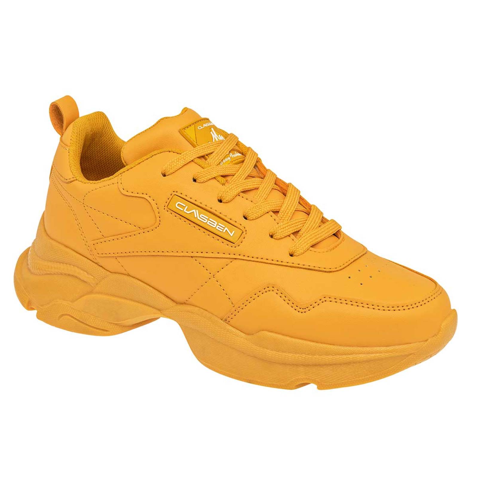 TENIS CHUNKY Clasben VICTORIA Color Amarillo PARA Mujer Tx6
