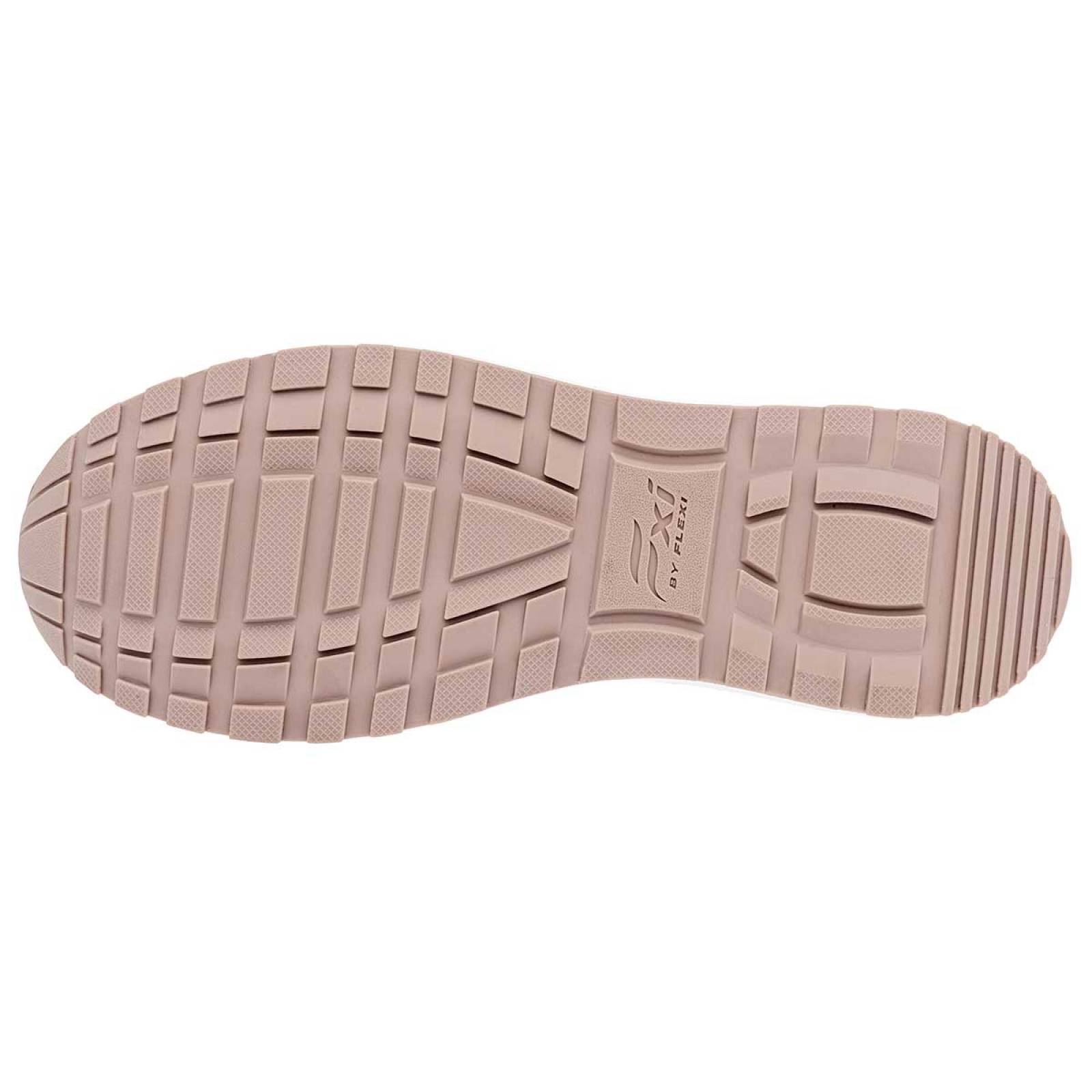 TENIS CHUNKY Flexi 117205 Color Beige PARA Mujer Tx6