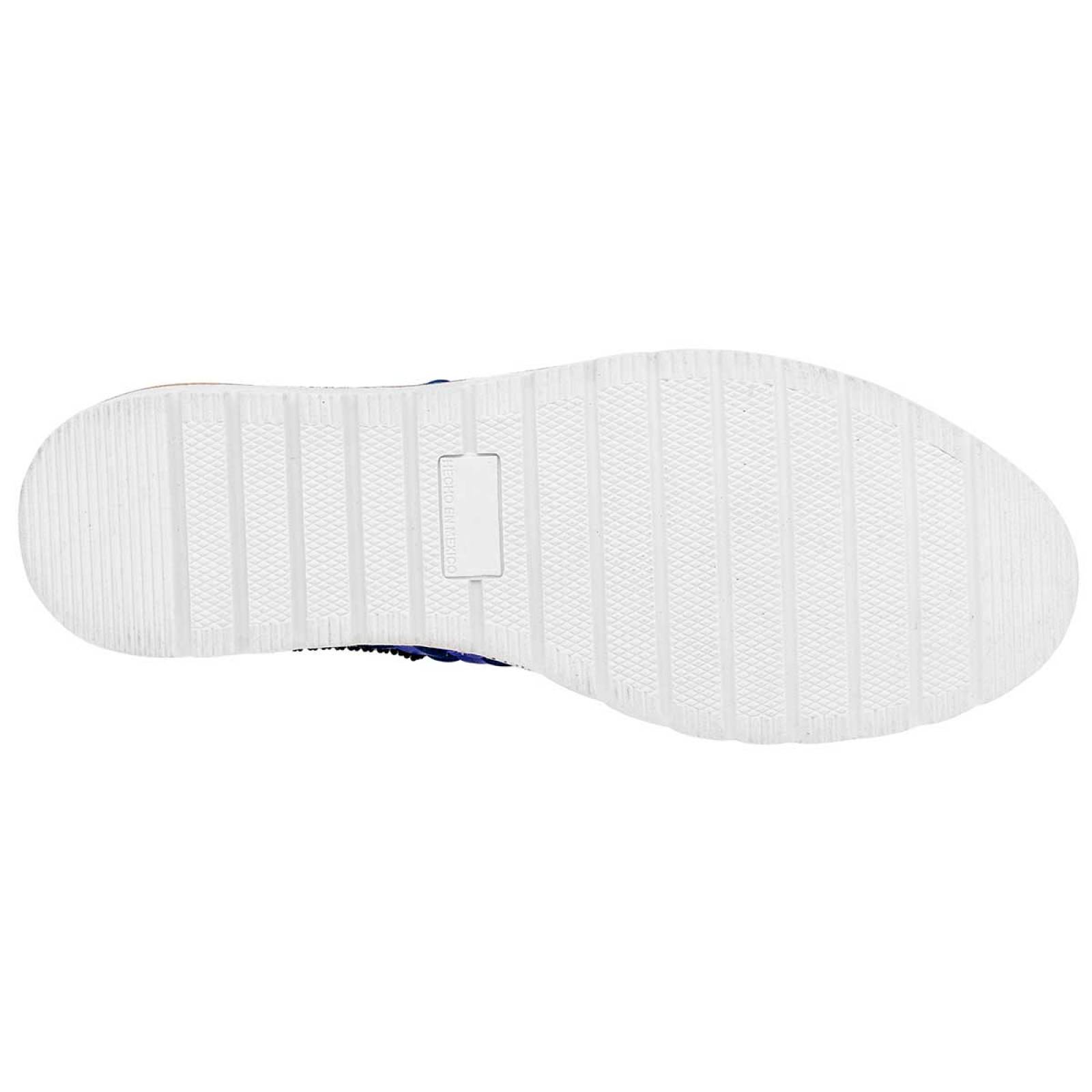 ZAPATO ARTESANAL Mora tierra 198W3771 Color Azul PARA Mujer Tx6