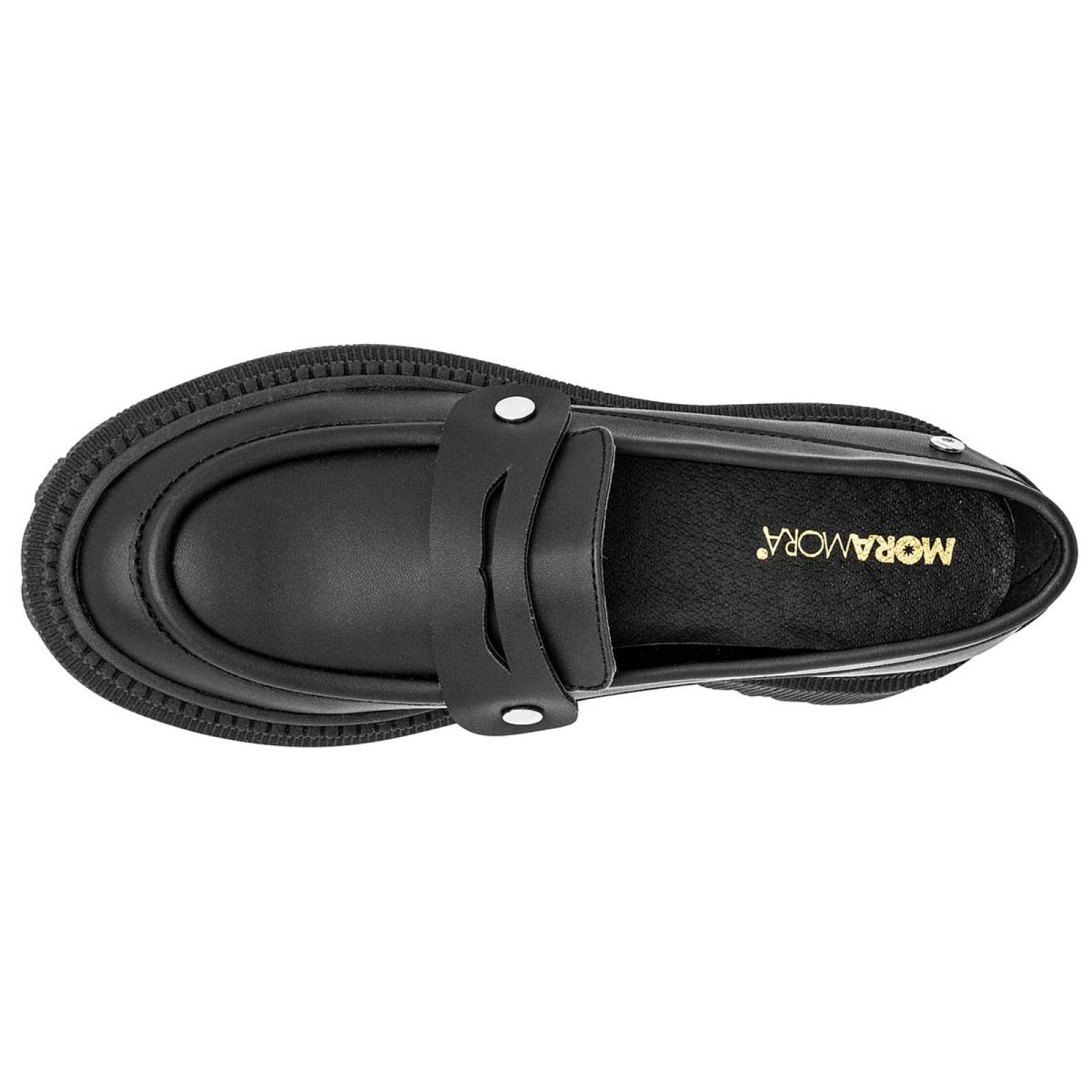 ZAPATO CHUNKY Moramora 1062803 Color Negro PARA Mujer Tx6